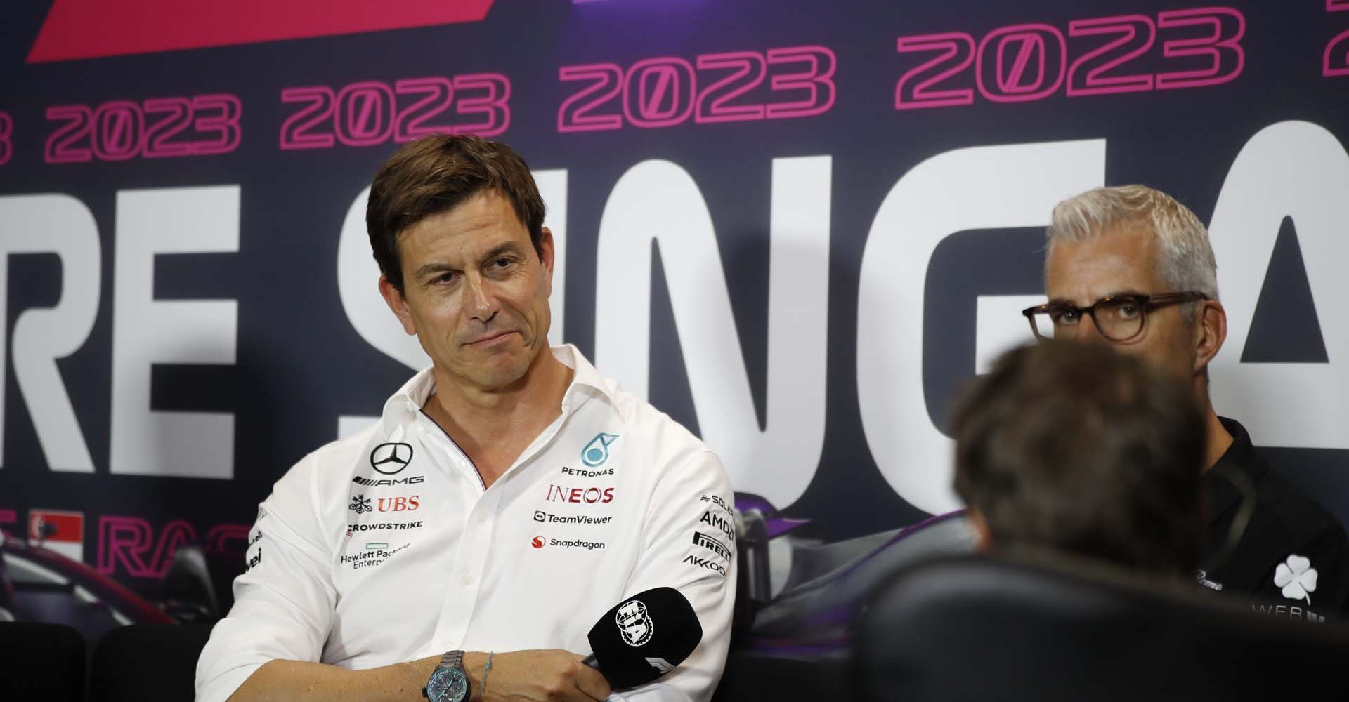 2023 Singapore Grand Prix, Friday - LAT Images Toto Wolff