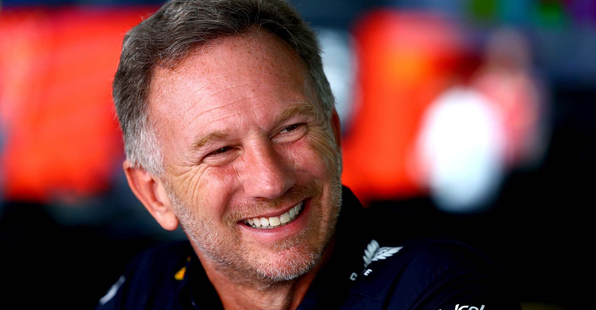 SINGAPORE, SINGAPORE - SEPTEMBER 15: Red Bull Racing Team Principal Christian Horner looks on in the Paddock prior to practice ahead of the F1 Grand Prix of Singapore at Marina Bay Street Circuit on September 15, 2023 in Singapore, Singapore. (Photo by Mark Thompson/Getty Images) // Getty Images / Red Bull Content Pool // SI202309150111 // Usage for editorial use only //