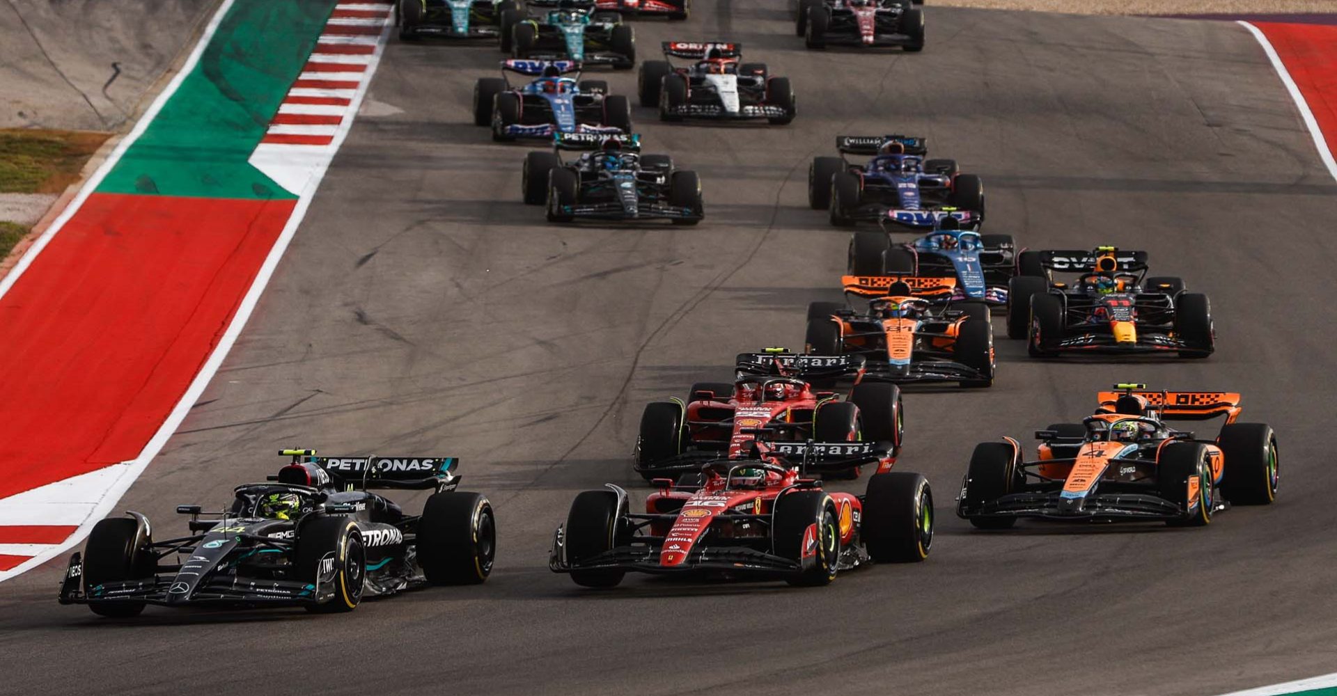 2023 United States Grand Prix, Saturday - LAT Images Austin start