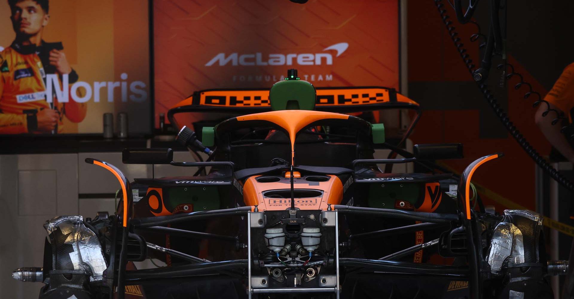 Italian Grand Prix 2024, McLaren garage