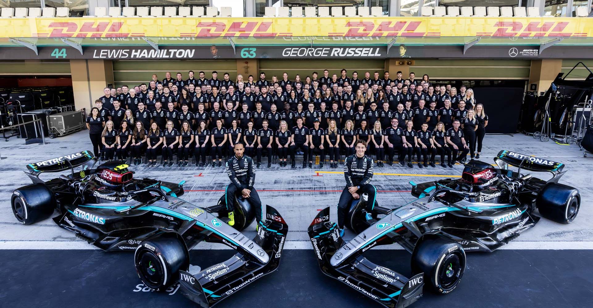 2024 Abu Dhabi Grand Prix, Thursday - Sam Bloxham Mercedes team photo