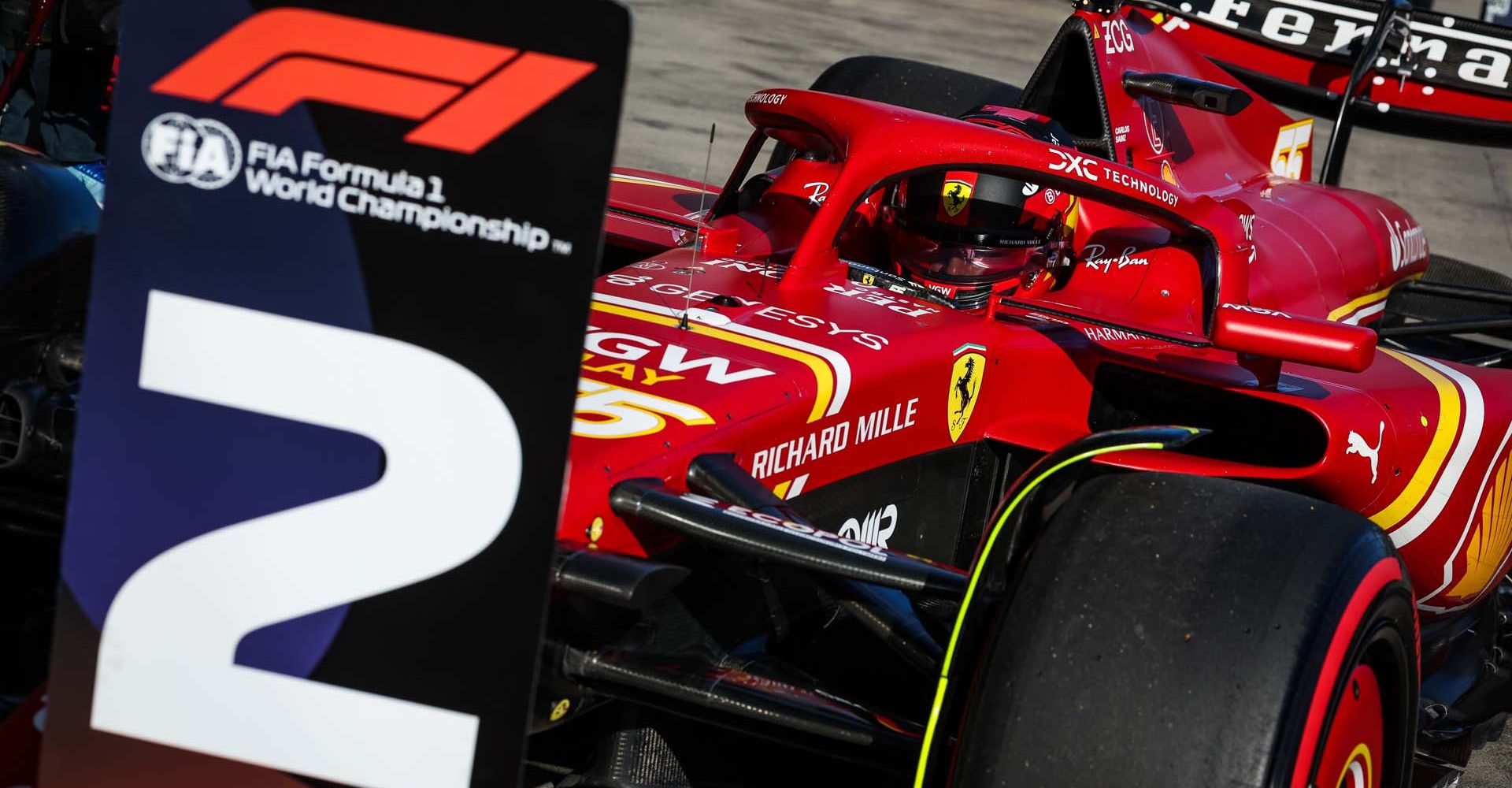 SAINZ Carlos (spa), Scuderia Ferrari SF-24, portrait during the Formula 1 Rolex Australian Grand Prix 2024, 3rd round of the 2024 Formula One World Championship from March 22 to 24, 2024 on the Albert Park Circuit, in Melbourne, Australia - Photo Florent Gooden / DPPI