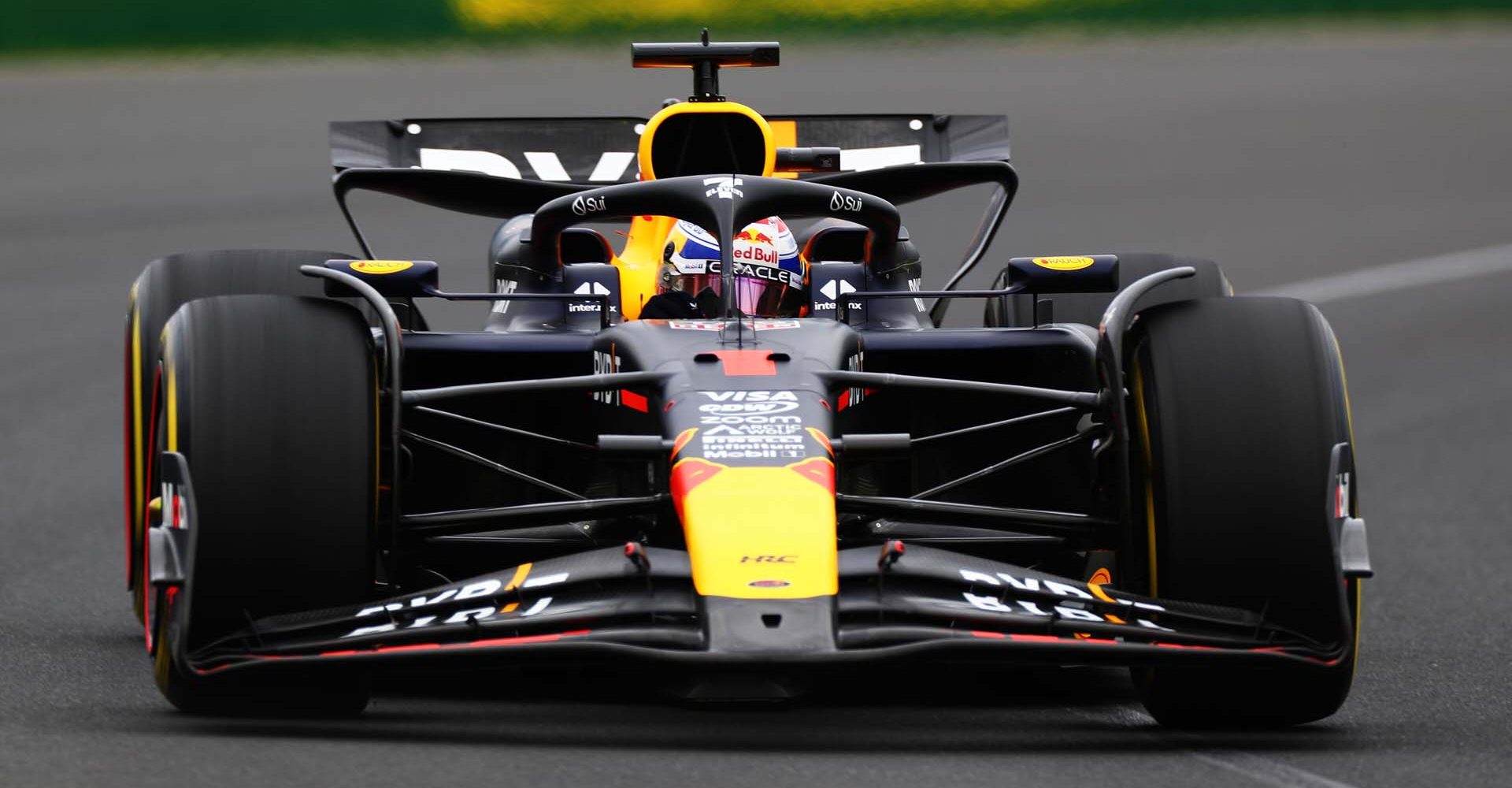 MELBOURNE, AUSTRALIA - MARCH 23: Max Verstappen of the Netherlands driving the (1) Oracle Red Bull Racing RB20 on track during final practice ahead of the F1 Grand Prix of Australia at Albert Park Circuit on March 23, 2024 in Melbourne, Australia. (Photo by Peter Fox/Getty Images) // Getty Images / Red Bull Content Pool // SI202403230028 // Usage for editorial use only //