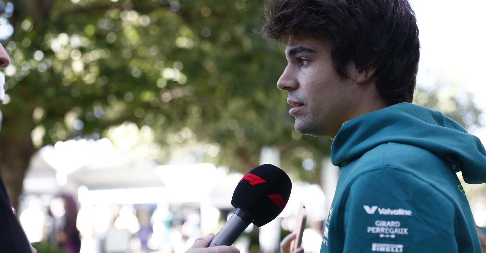 Portrait, Albert Park Circuit, GP2403a, F1, GP, Australia
Lance Stroll, Aston Martin F1 Team, talks to the media