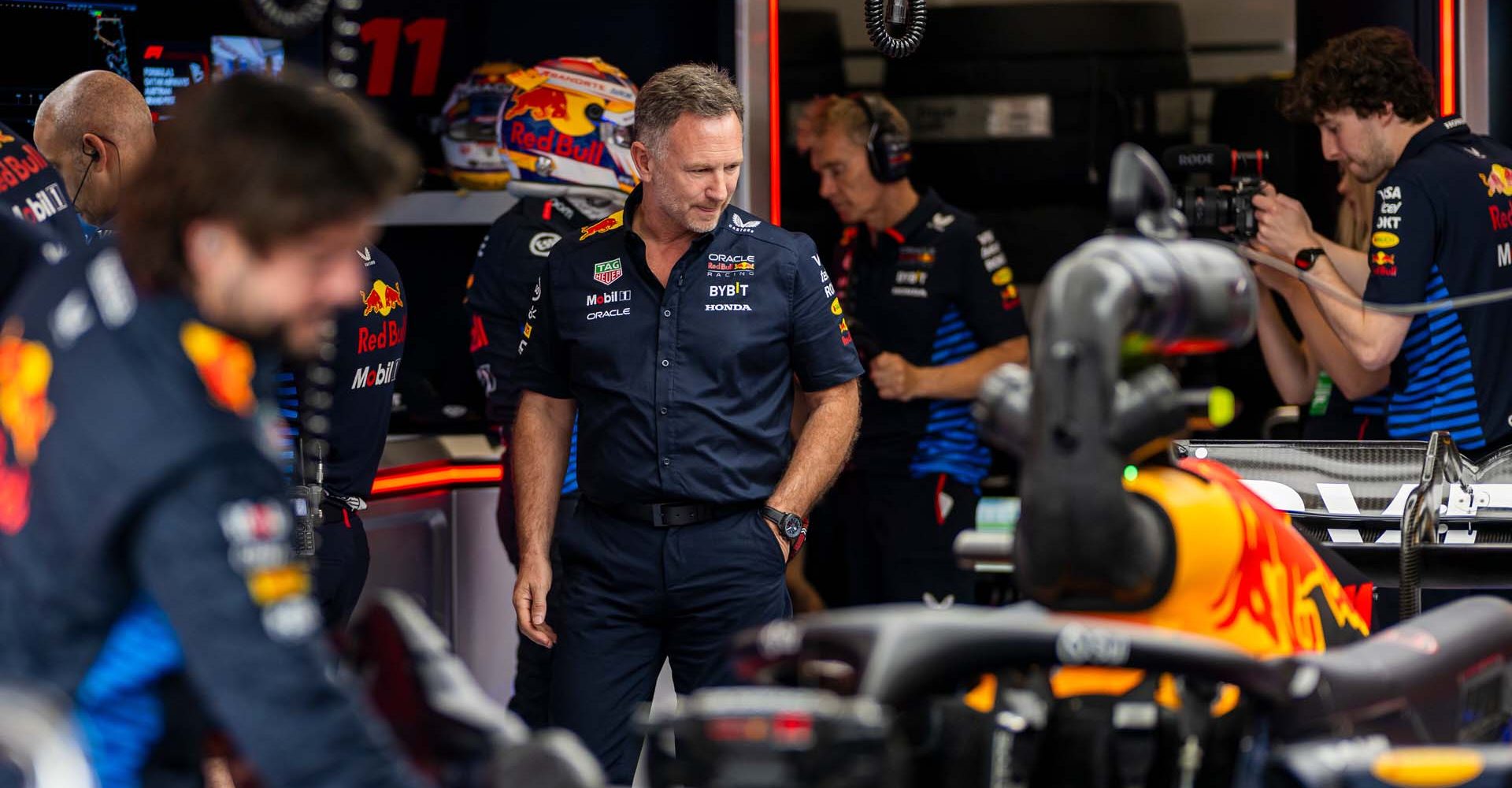 Christian Horner seen during the FIA Formula1 World Championship at the Red Bull Ring in Spielberg, Austria on June 28, 2024. // Joerg Mitter / Red Bull Ring // SI202406281269 // Usage for editorial use only //