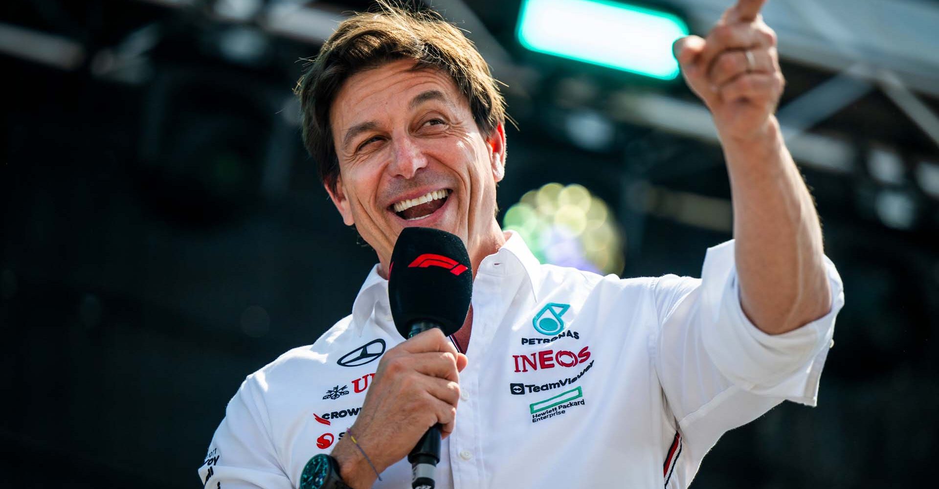 Toto Wolff seen during the FIA Formula One World Championship at the Red Bull Ring in Spielberg, Austria on June 28, 2024 // Lucas Pripfl / Red Bull Ring // SI202406281302 // Usage for editorial use only //