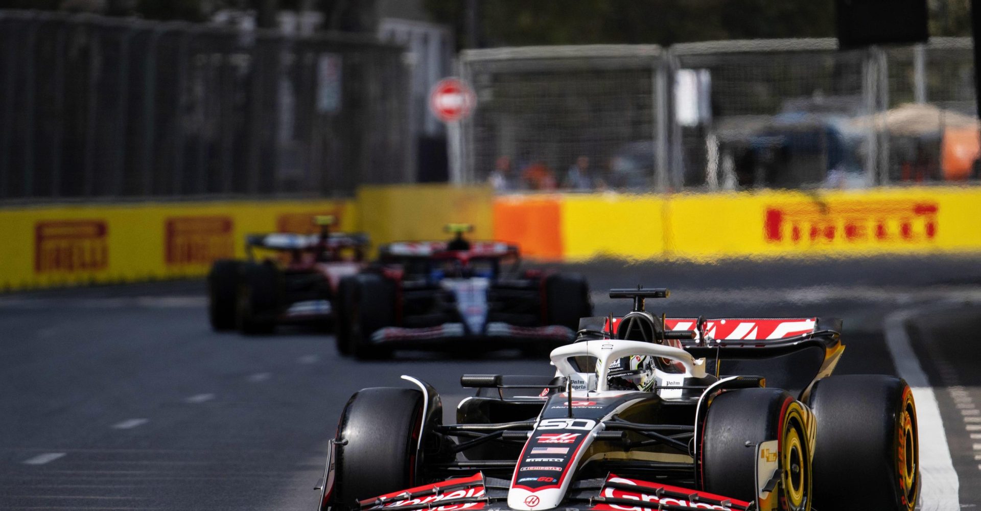 Oliver Bearman, Haas VF-24 during the Azerbaijan GP at Baku City Circuit