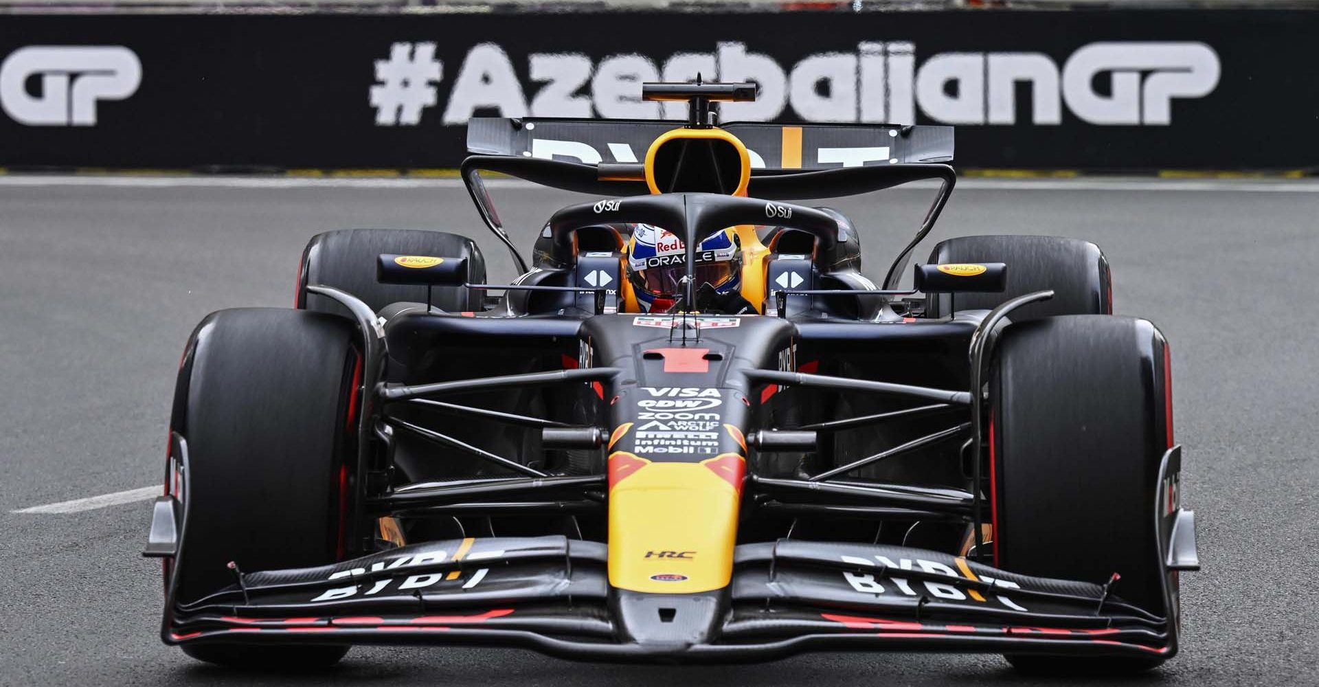 Max Verstappen, Red Bull Racing RB20 during the Azerbaijan GP at Baku City Circuit