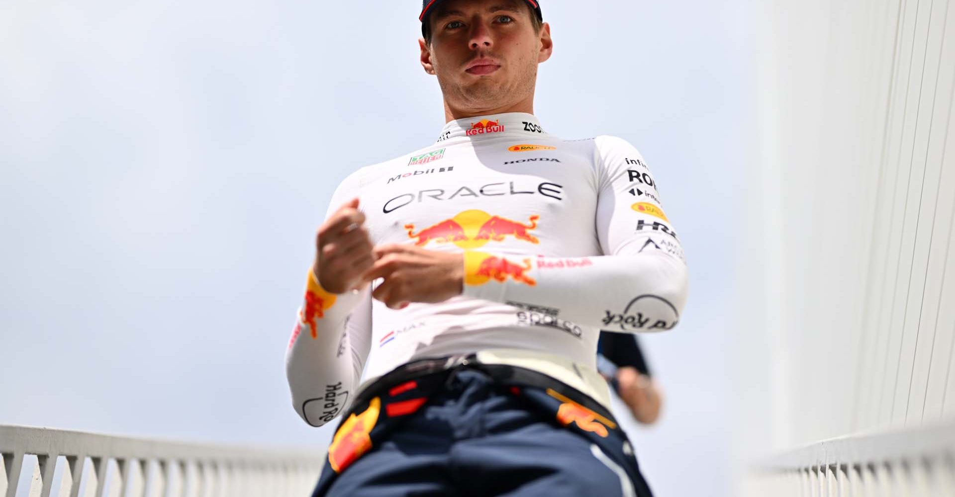 BAKU, AZERBAIJAN - SEPTEMBER 13: Max Verstappen of the Netherlands and Oracle Red Bull Racing walks to the garage prior to practice ahead of the F1 Grand Prix of Azerbaijan at Baku City Circuit on September 13, 2024 in Baku, Azerbaijan. (Photo by Dan Mullan/Getty Images)