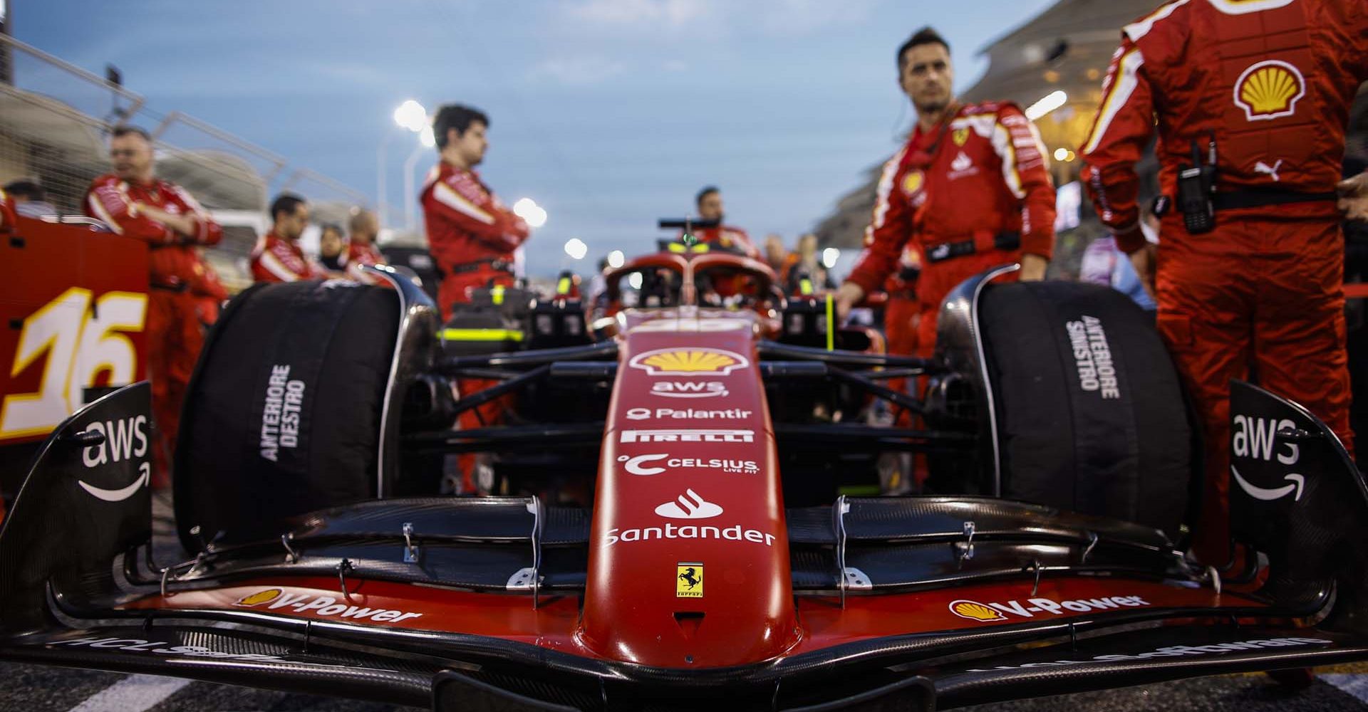 Scuderia Ferrari during the Formula 1 Gulf Air Bahrain Grand Prix 2024, 1st round of the 2024 FIA Formula One World Championship from February 29 to March 2, 2024 on the Bahrain International Circuit, in Sakhir, Bahrain - Photo Xavi Bonilla / DPPI