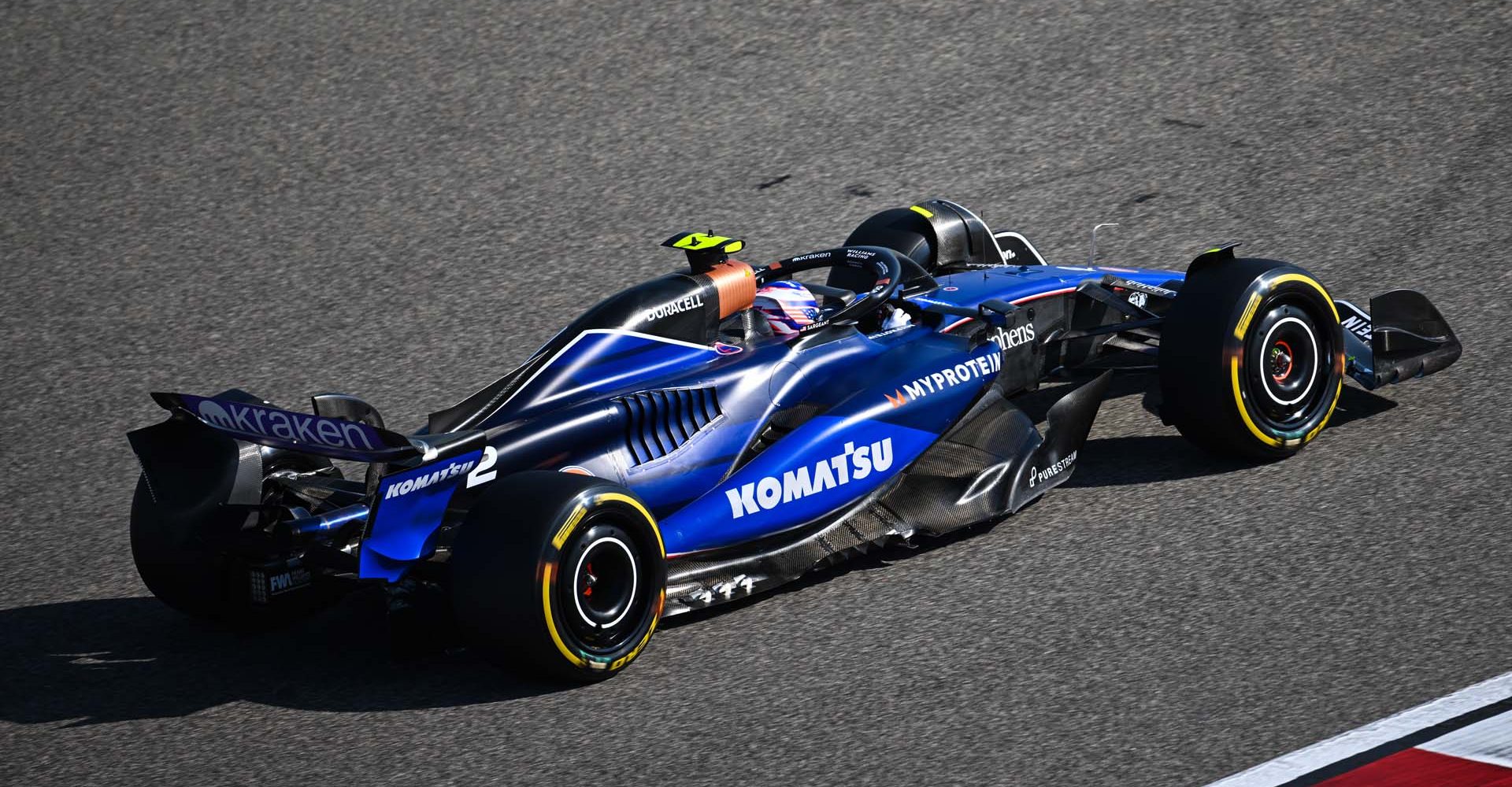 BAHRAIN INTERNATIONAL CIRCUIT, BAHRAIN - FEBRUARY 29: Logan Sargeant, Williams FW46 during the Bahrain GP at Bahrain International Circuit on Thursday February 29, 2024 in Sakhir, Bahrain. (Photo by Simon Galloway / LAT Images)