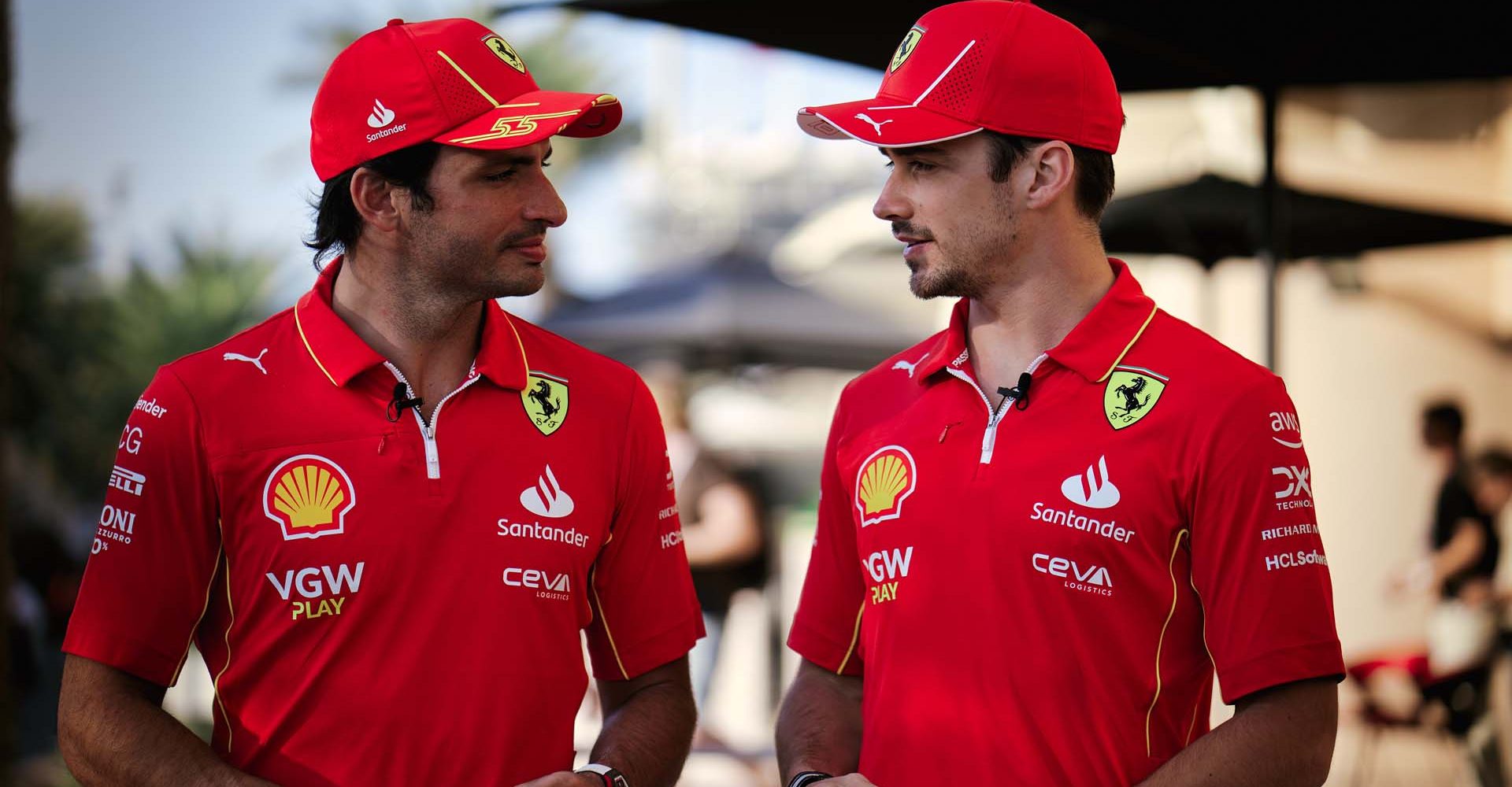 Carlos Sainz & Charles Leclerc, Ferrari