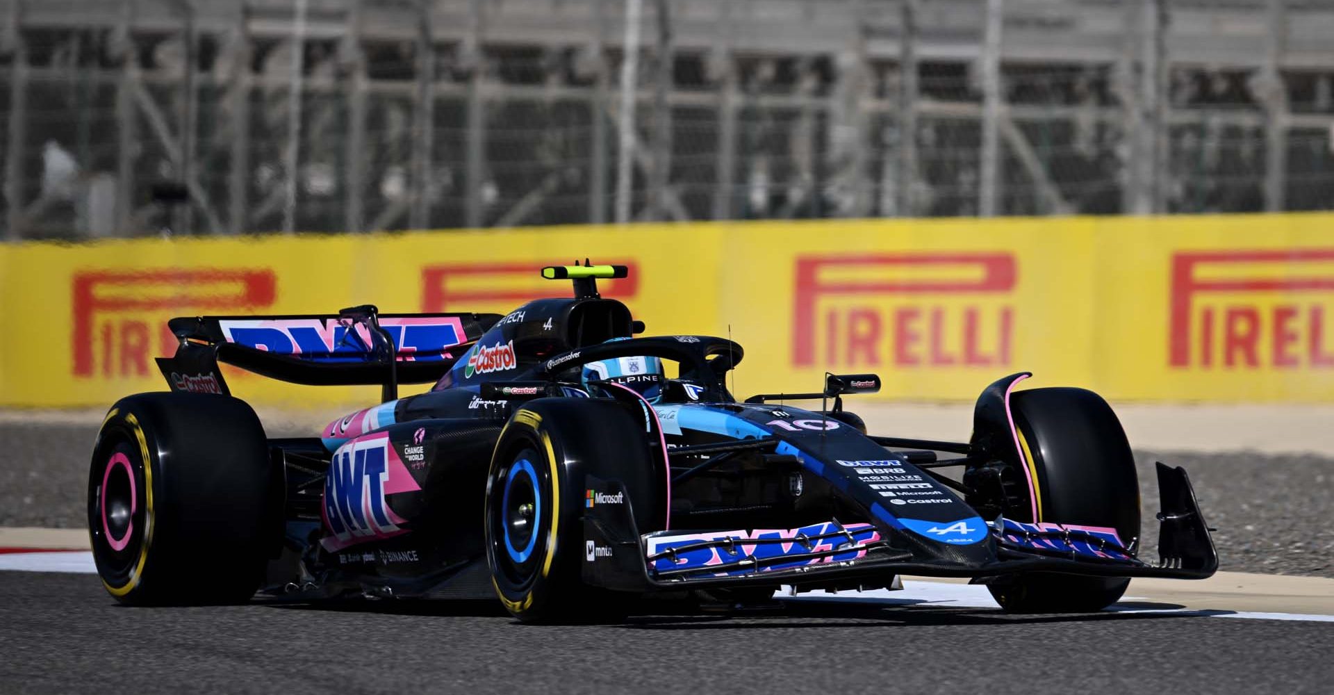 BAHRAIN INTERNATIONAL CIRCUIT, BAHRAIN - FEBRUARY 22: Pierre Gasly, Alpine A524 during the Pre-Season Test at Bahrain International Circuit on Thursday February 22, 2024 in Sakhir, Bahrain. (Photo by Simon Galloway / LAT Images)