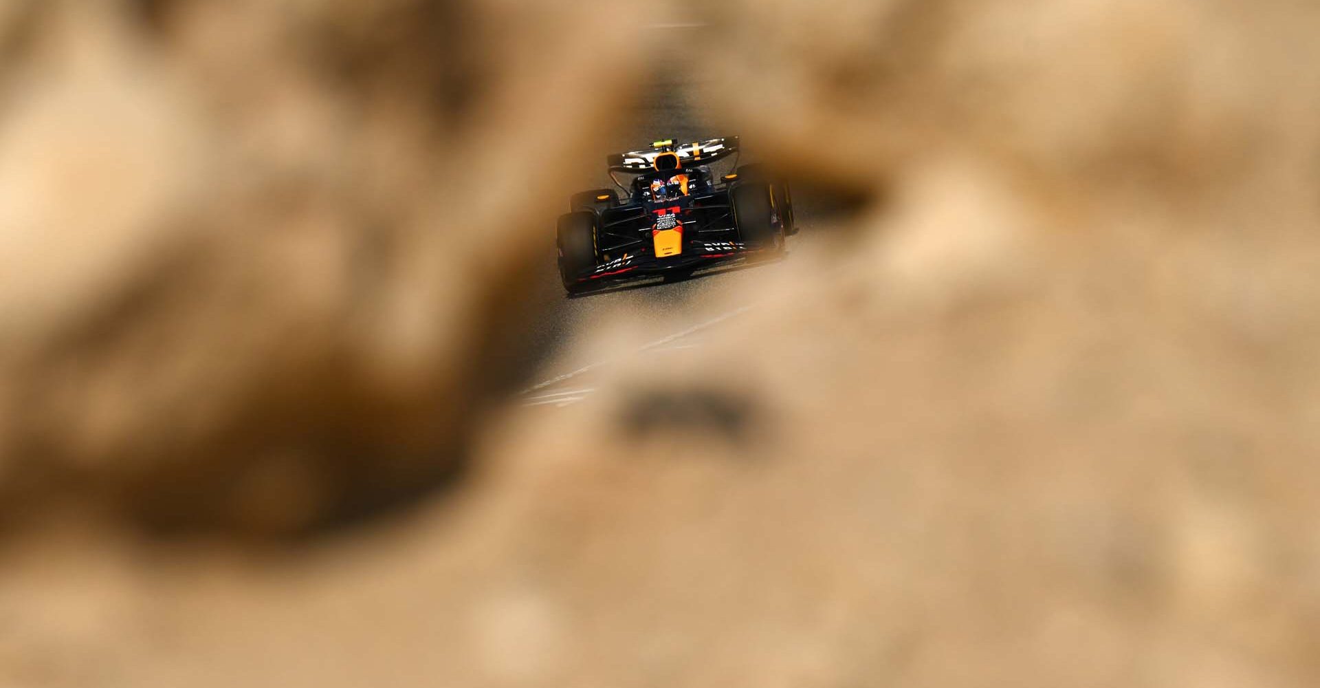 BAHRAIN, BAHRAIN - FEBRUARY 22: Sergio Perez of Mexico driving the (11) Oracle Red Bull Racing RB20 on track during day two of F1 Testing at Bahrain International Circuit on February 22, 2024 in Bahrain, Bahrain. (Photo by Clive Mason/Getty Images) // Getty Images / Red Bull Content Pool // SI202402220348 // Usage for editorial use only //