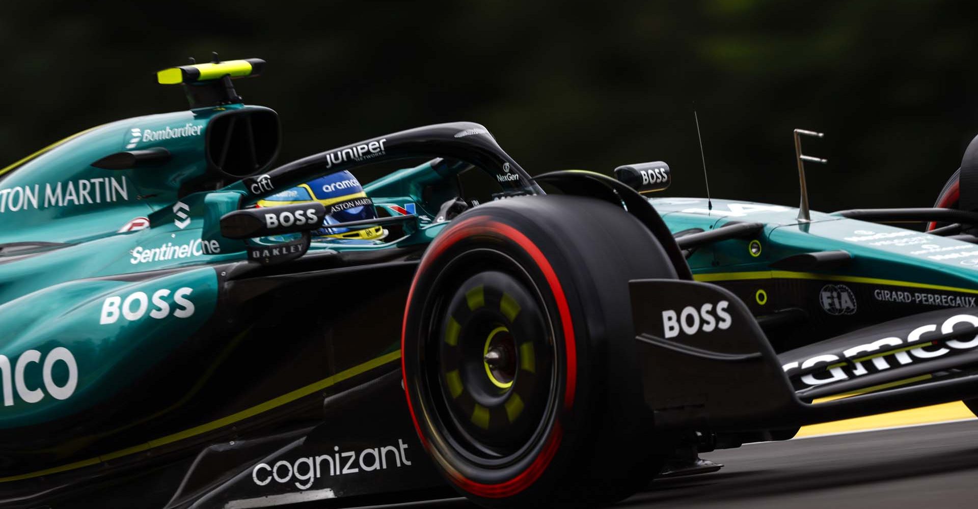 Fernando Alonso in action, Spa-Francorchamps, GP2414a, F1, GP, Belgium
Fernando Alonso, Aston Martin AMR24