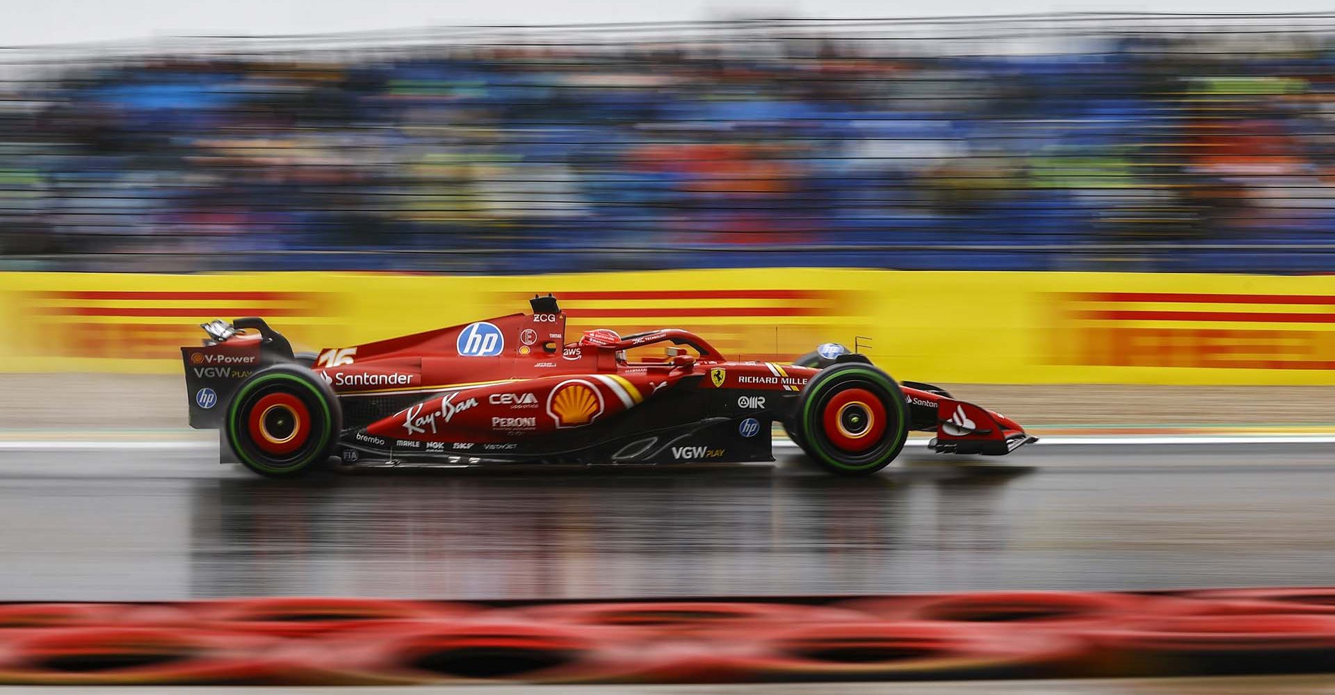 CIRCUIT DE SPA FRANCORCHAMPS, BELGIUM - JULY 27: Charles Leclerc, Ferrari SF-24 during the Belgian GP at Circuit de Spa Francorchamps on Saturday July 27, 2024 in Spa, Belgium. (Photo by Andy Hone / LAT Images)