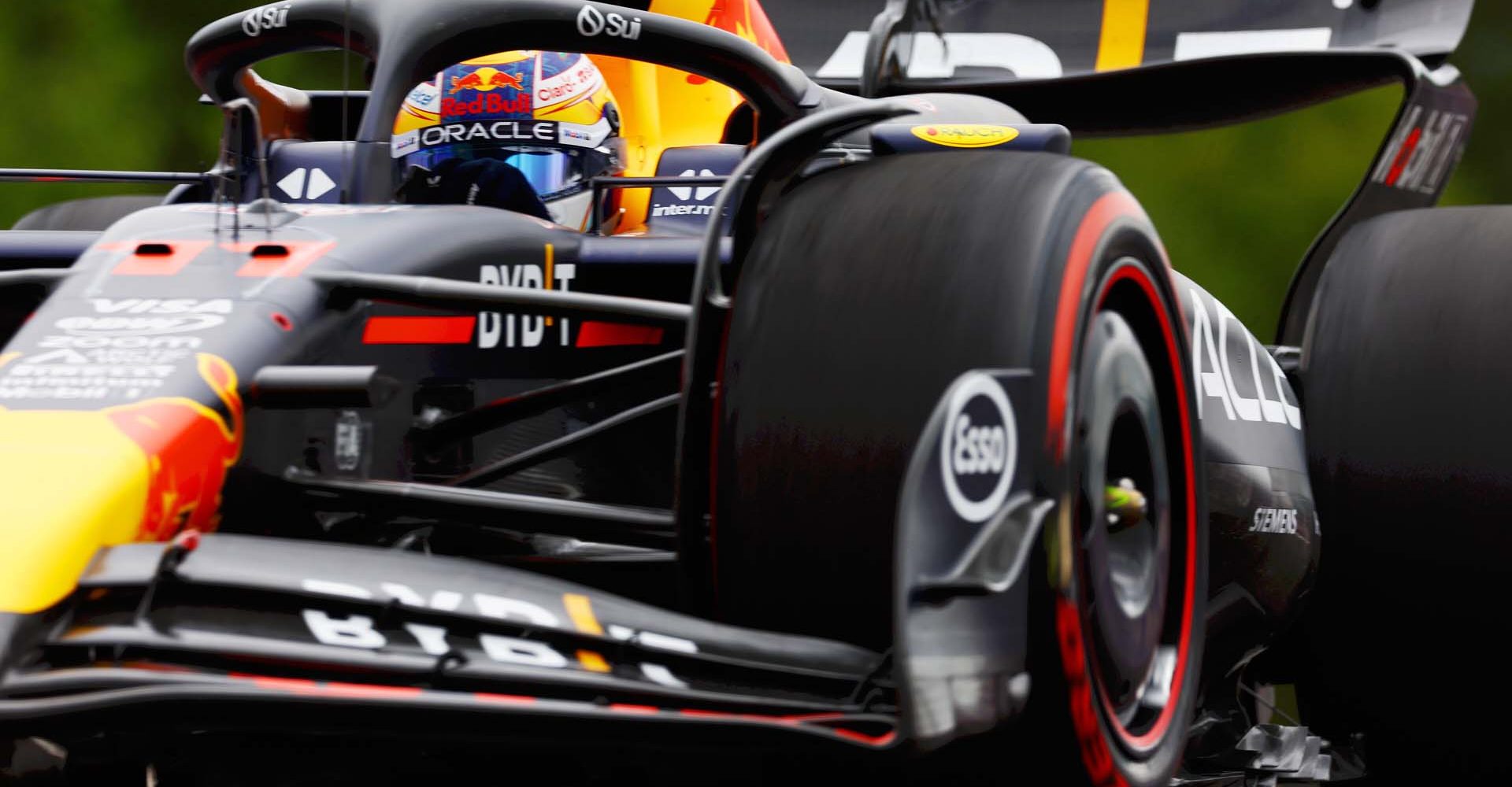 SPA, BELGIUM - JULY 26: Sergio Perez of Mexico driving the (11) Oracle Red Bull Racing RB20 on track during practice ahead of the F1 Grand Prix of Belgium at Circuit de Spa-Francorchamps on July 26, 2024 in Spa, Belgium. (Photo by Mark Thompson/Getty Images) // Getty Images / Red Bull Content Pool // SI202407260864 // Usage for editorial use only //