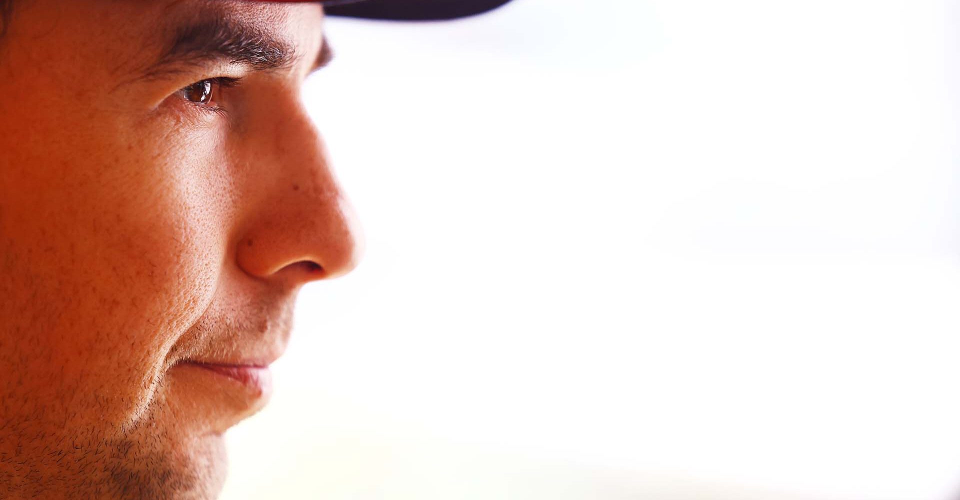 SPA, BELGIUM - JULY 25: Sergio Perez of Mexico and Oracle Red Bull Racing talks to the media in the Paddock during previews ahead of the F1 Grand Prix of Belgium at Circuit de Spa-Francorchamps on July 25, 2024 in Spa, Belgium. (Photo by Mark Thompson/Getty Images) // Getty Images / Red Bull Content Pool // SI202407250703 // Usage for editorial use only //