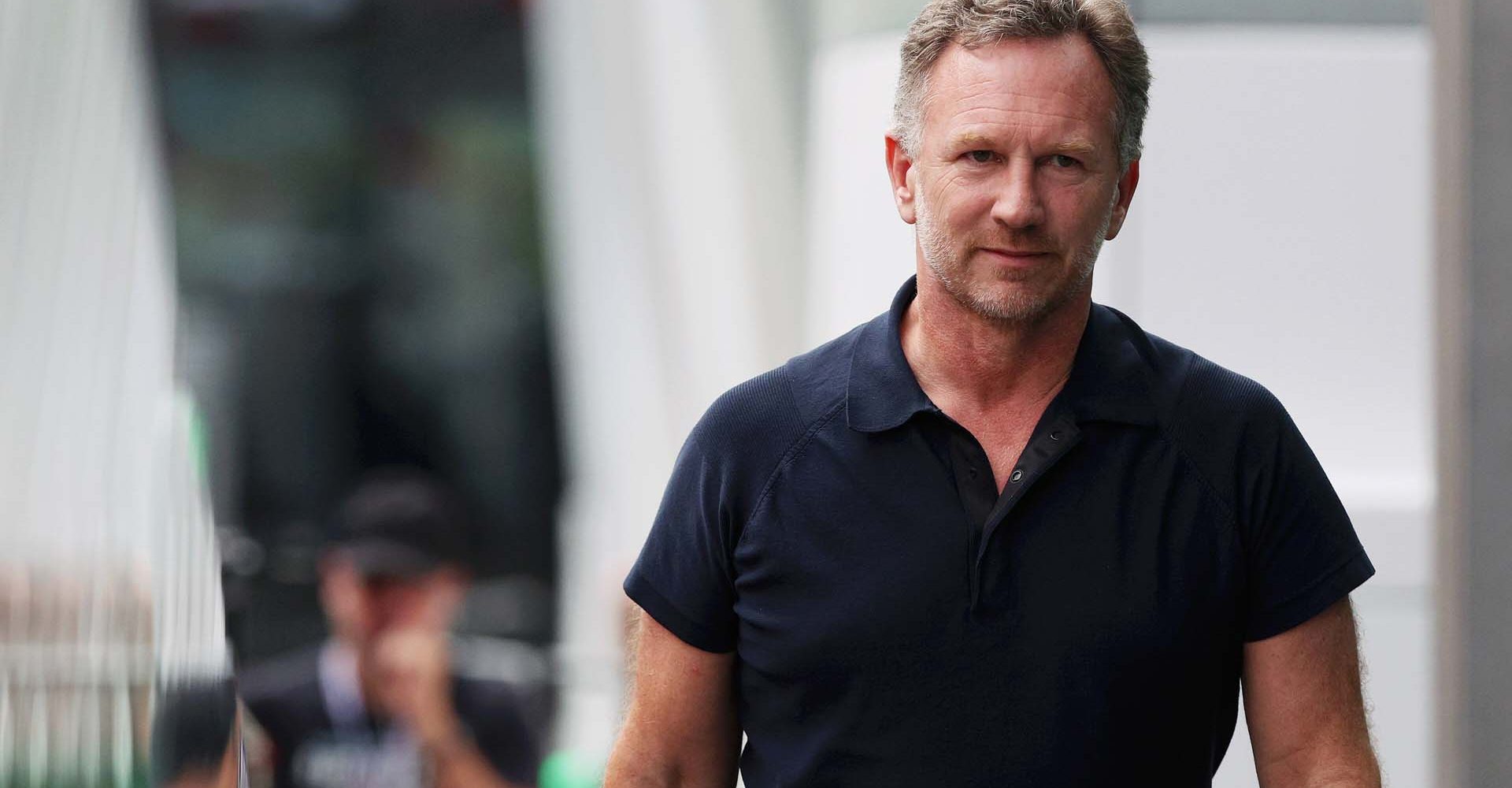 SPA, BELGIUM - JULY 25: Oracle Red Bull Racing Team Principal Christian Horner walks in the Paddock during previews ahead of the F1 Grand Prix of Belgium at Circuit de Spa-Francorchamps on July 25, 2024 in Spa, Belgium. (Photo by Dean Mouhtaropoulos/Getty Images) // Getty Images / Red Bull Content Pool // SI202407250877 // Usage for editorial use only //