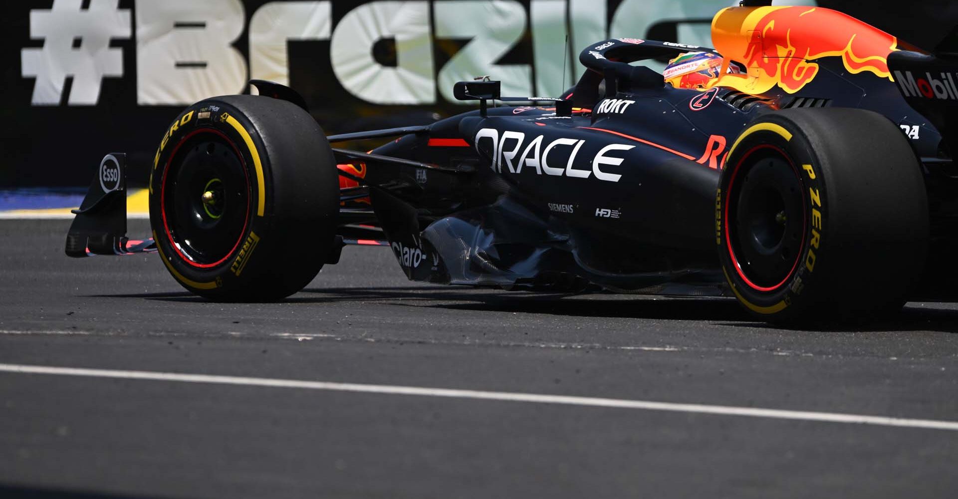 SAO PAULO, BRAZIL - NOVEMBER 01: Sergio Perez of Mexico driving the (11) Oracle Red Bull Racing RB20 on track during practice ahead of the F1 Grand Prix of Brazil at Autodromo Jose Carlos Pace on November 01, 2024 in Sao Paulo, Brazil. (Photo by Rudy Carezzevoli/Getty Images) // Getty Images / Red Bull Content Pool // SI202411010339 // Usage for editorial use only //