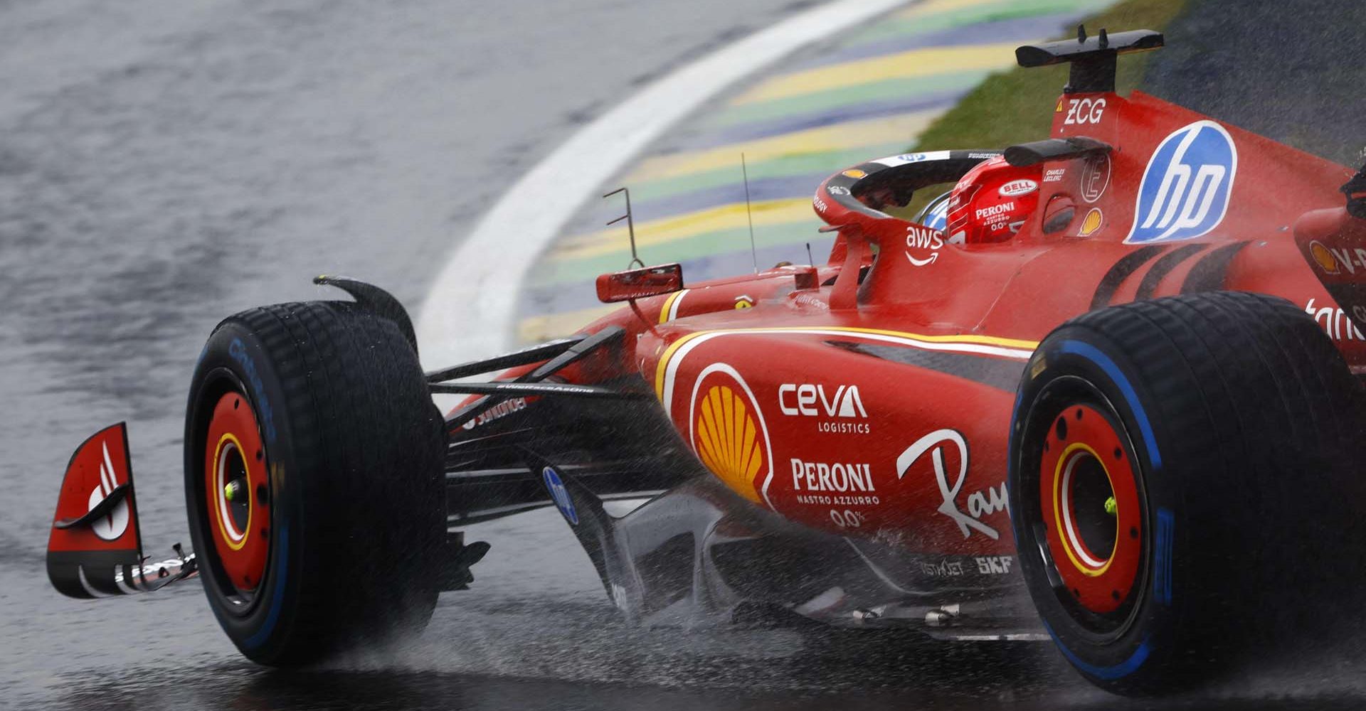 Charles Leclerc, Ferrari SF-24 during the Brazilian GP at Autódromo José Carlos Pace