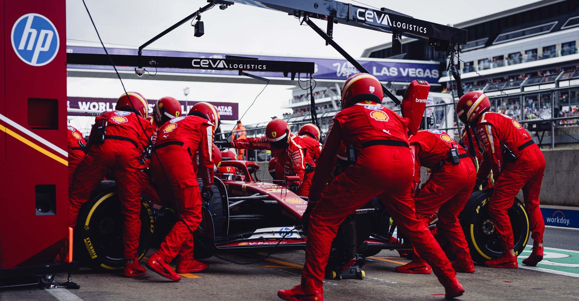 Charles Leclerc, pitstop, Ferrari