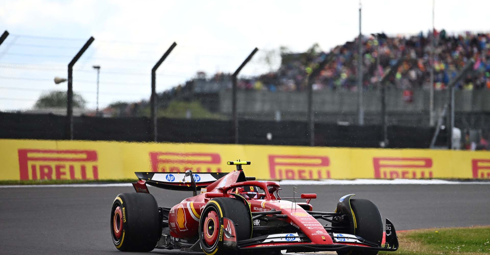 SILVERSTONE CIRCUIT, UNITED KINGDOM - JULY 07: Carlos Sainz, Ferrari SF-24 during the British GP at Silverstone Circuit on Sunday July 07, 2024 in Northamptonshire, United Kingdom. (Photo by Simon Galloway / LAT Images)