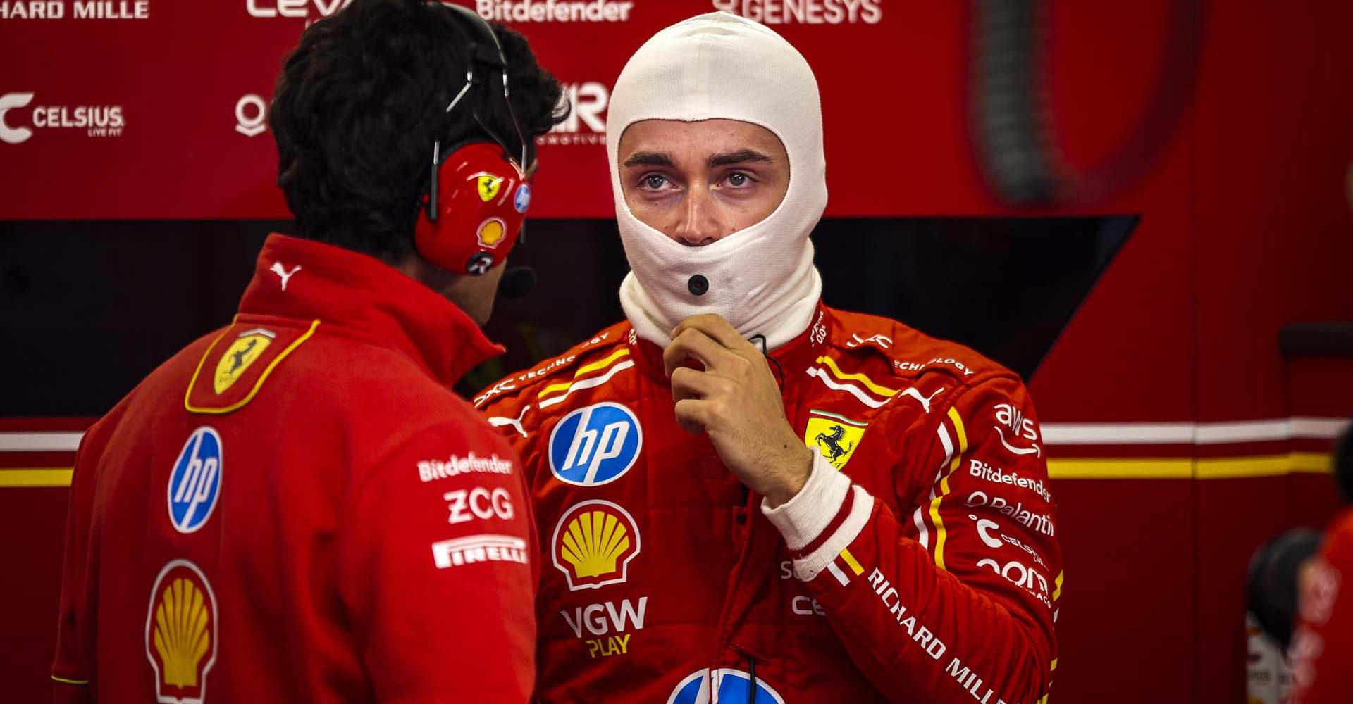 LECLERC Charles (mco), Scuderia Ferrari SF-24, portrait during the Formula 1 AWS Grand Prix du Canada 2024, 9th round of the 2024 Formula One World Championship from June 07 to 09, 2024 on the Circuit Gilles Villeneuve, in Montréal, Canada - Photo Xavi Bonilla / DPPI