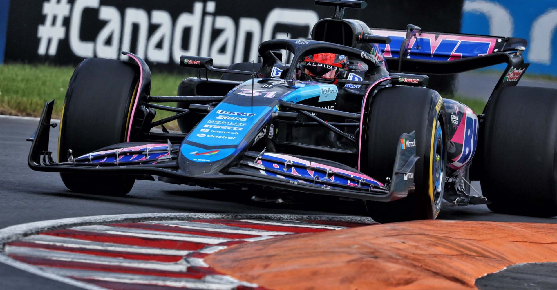 Esteban Ocon (FRA) Alpine F1 Team A524.  Formula 1 World Championship, Rd 9, Canadian Grand Prix, Saturday 8th June 2024. Montreal, Canada.