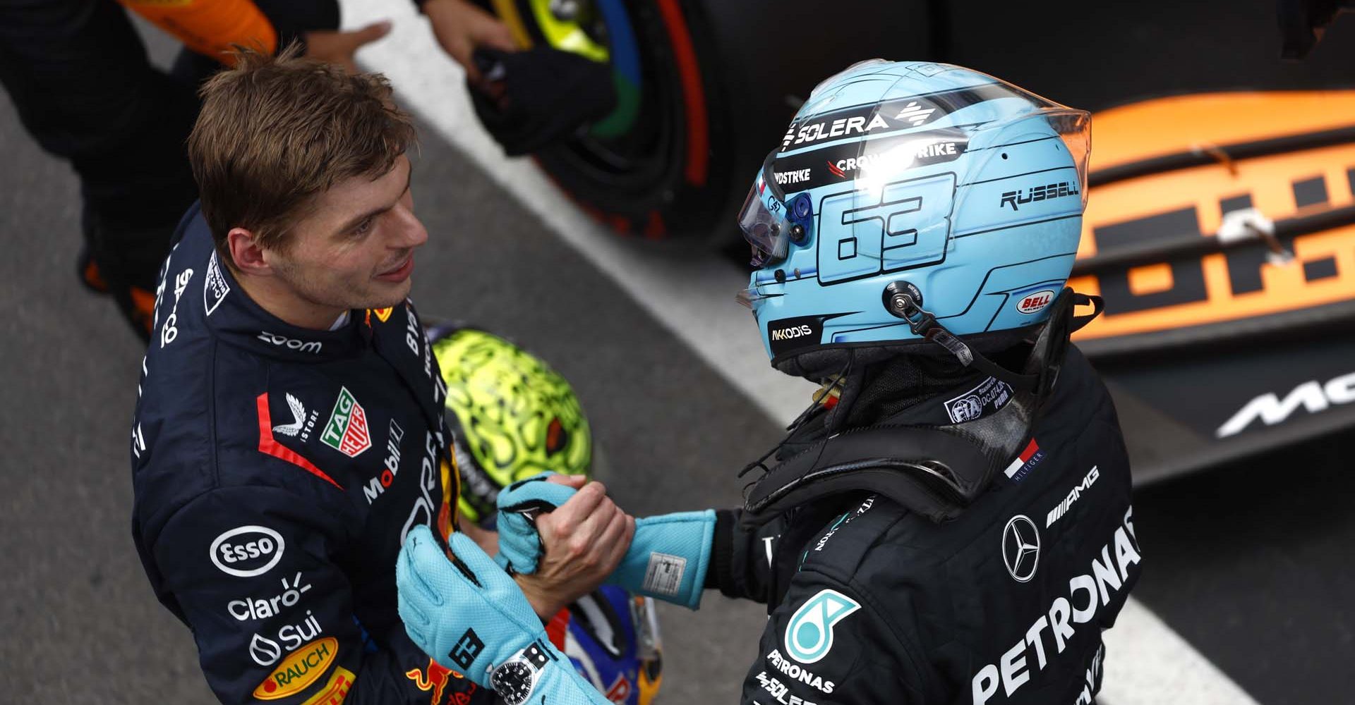 Canadian Grand Prix, Saturday - LAT Images Max Verstappen & George Russell