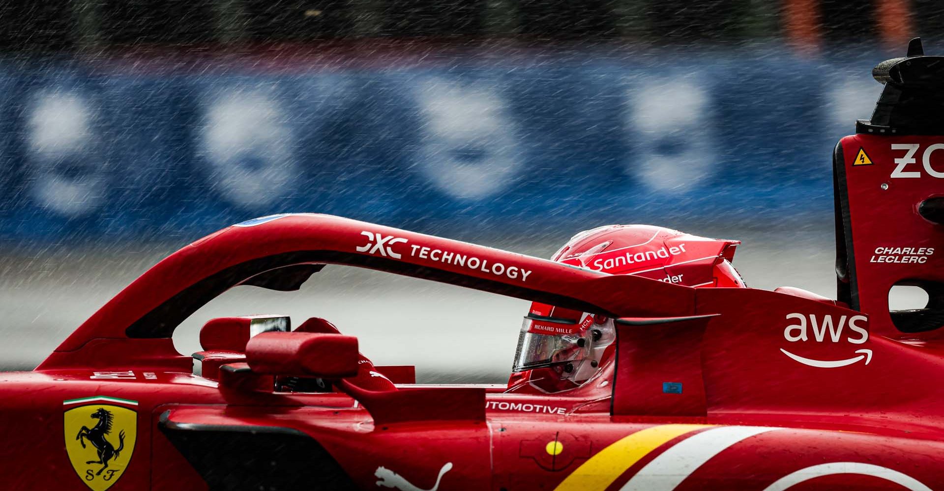 16 LECLERC Charles (mco), Scuderia Ferrari SF-24, action during the Formula 1 AWS Grand Prix du Canada 2024, 9th round of the 2024 Formula One World Championship from June 07 to 09, 2024 on the Circuit Gilles Villeneuve, in Montréal, Canada - Photo Florent Gooden / DPPI