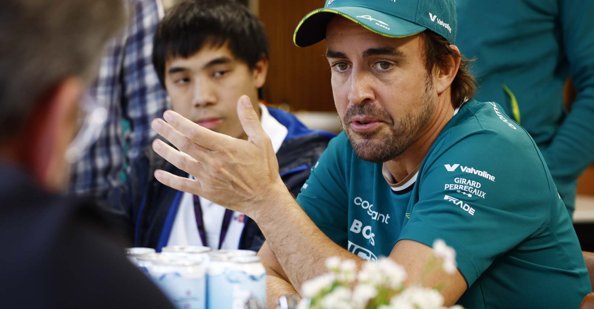 Portrait, Circuit Gilles Villeneuve, GP2409a, F1, GP, Canada
Fernando Alonso, Aston Martin F1 Team, talks to the press