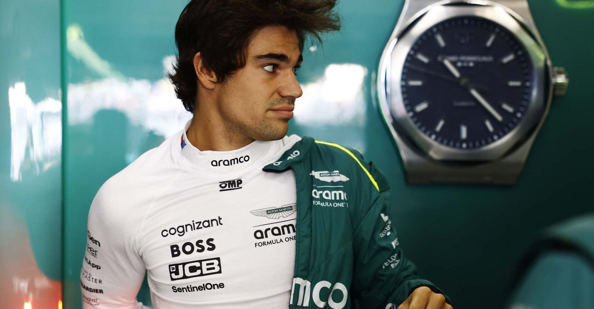 Portrait, garage, Shanghai International Circuit, GP2405a, F1, GP, China
Lance Stroll, Aston Martin F1 Team, gets ready in the garage