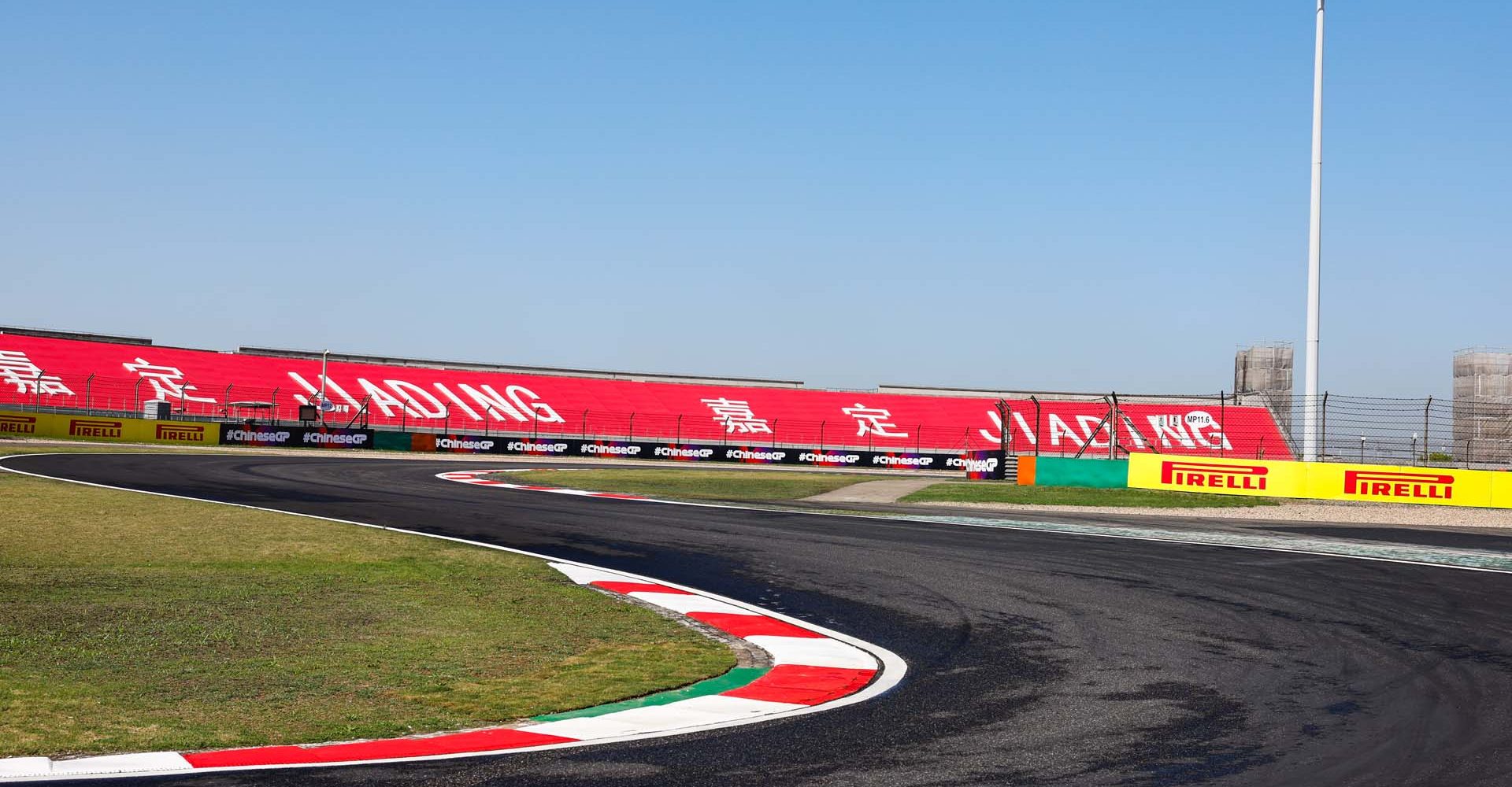 SHANGHAI INTERNATIONAL CIRCUIT, CHINA - APRIL 18: Circuit detail and Pirelli trackside branding during the Chinese GP at Shanghai International Circuit on Thursday April 18, 2024 in Shanghai, China. (Photo by Steven Tee / LAT Images)