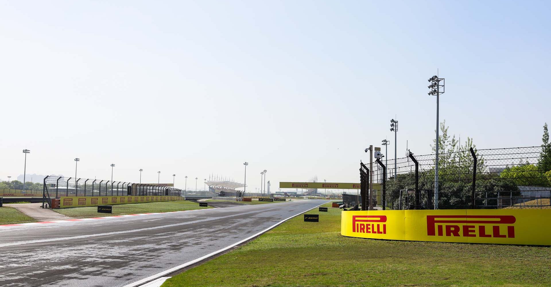 SHANGHAI INTERNATIONAL CIRCUIT, CHINA - APRIL 18: Circuit detail and Pirelli trackside branding during the Chinese GP at Shanghai International Circuit on Thursday April 18, 2024 in Shanghai, China. (Photo by Steven Tee / LAT Images)