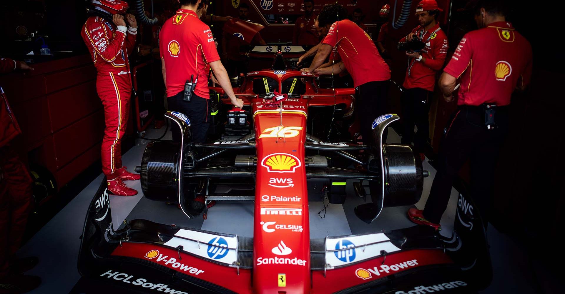 Charles Leclerc, garage