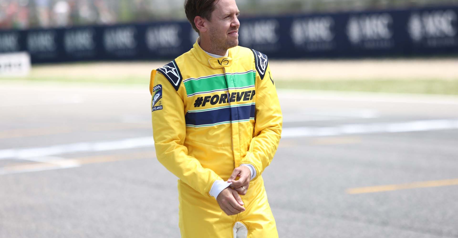 Sebastian Vettel, Ayrton Senna tribute