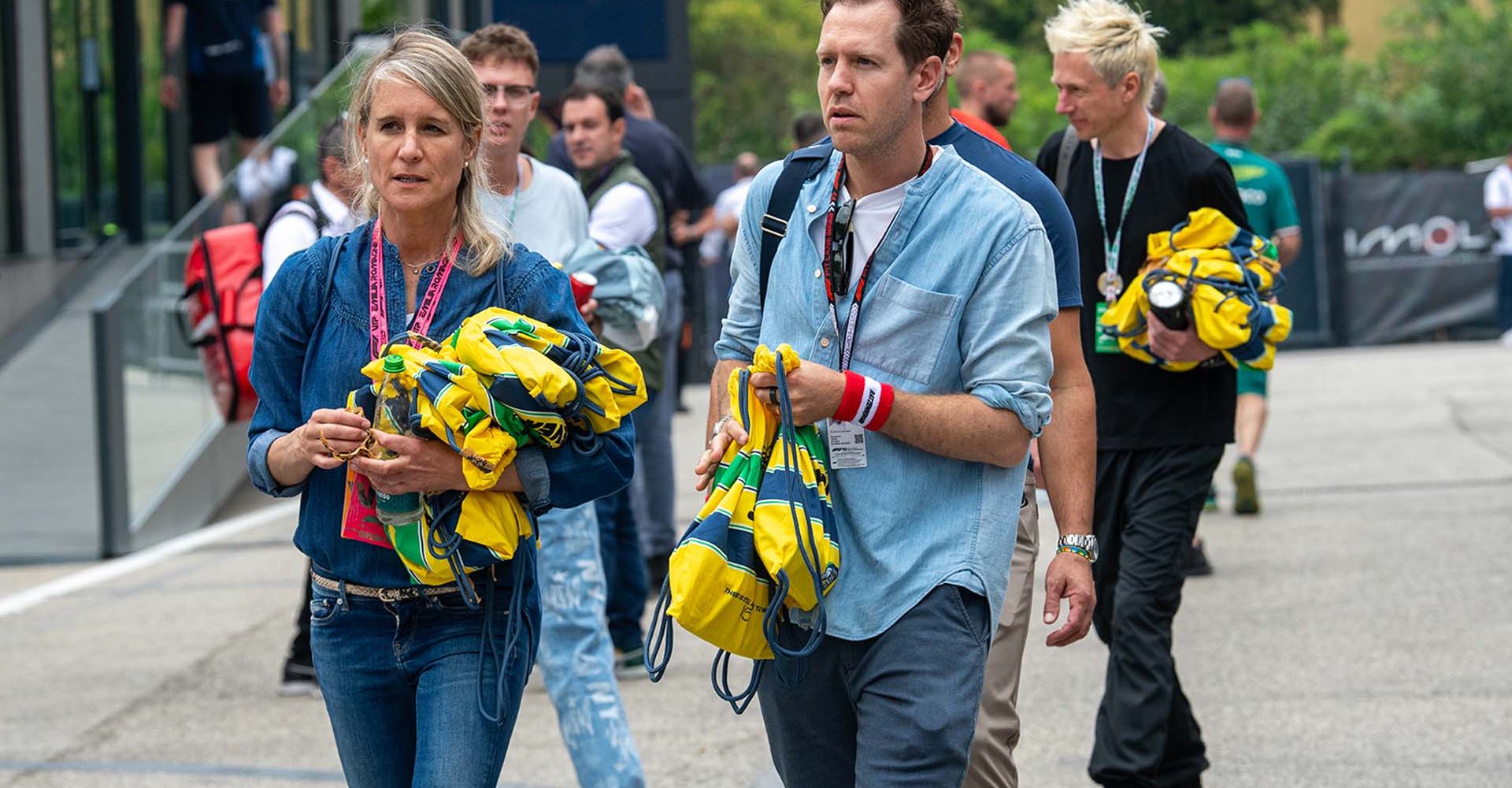 Britta Roeske & Sebastian Vettel