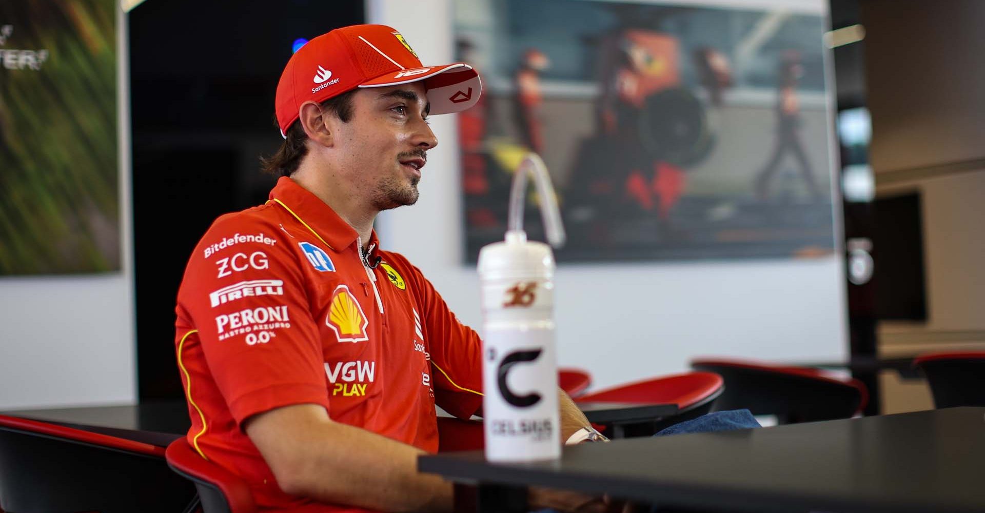 LECLERC Charles (mco), Scuderia Ferrari SF-24, portrait during the Formula 1 Hungarian Grand Prix 2024, 13th round of the 2024 Formula One World Championship from July 19 to 21, 2024 on the Hungaroring, in Mogyorod, Hungary - Photo Xavi Bonilla / DPPI