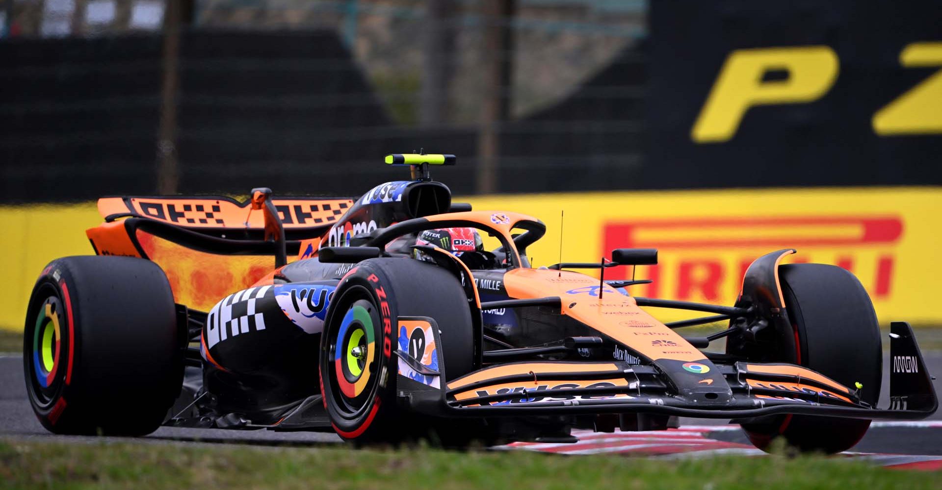 SUZUKA, JAPAN - APRIL 06: Lando Norris, McLaren MCL38 during the Japanese GP at Suzuka on Saturday April 06, 2024 in Suzuka, Japan. (Photo by Mark Sutton / LAT Images)