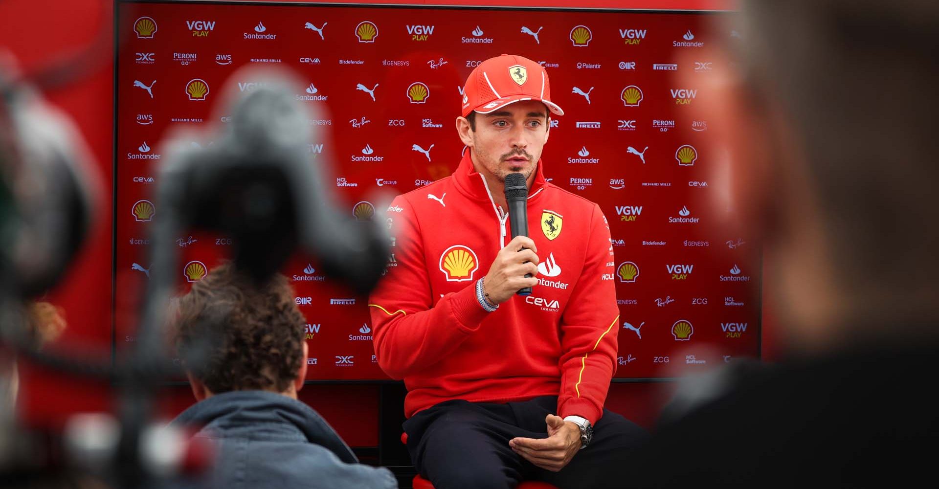 LECLERC Charles (mco), Scuderia Ferrari SF-24, portrait during the Formula 1 MSC Cruises Japanese Grand Prix 2024, 4th round of the 2024 Formula One World Championship from April 5 to 7, 2024 on the Suzuka International Racing Course, in Suzuka, Japan - Photo Antonin Vincent / DPPI