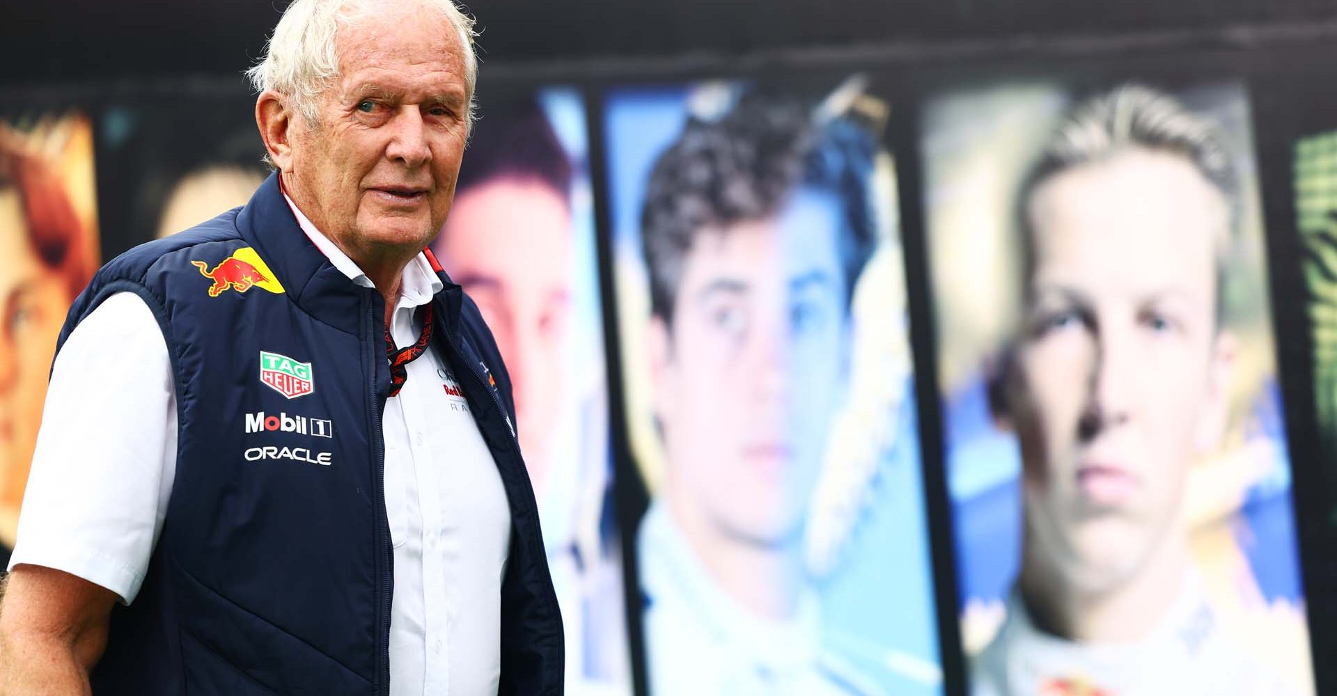 MEXICO CITY, MEXICO - OCTOBER 25: Oracle Red Bull Racing Team Consultant Dr Helmut Marko walks in the Paddock prior to practice ahead of the F1 Grand Prix of Mexico at Autodromo Hermanos Rodriguez on October 25, 2024 in Mexico City, Mexico. (Photo by Mark Thompson/Getty Images) // Getty Images / Red Bull Content Pool // SI202410250556 // Usage for editorial use only //