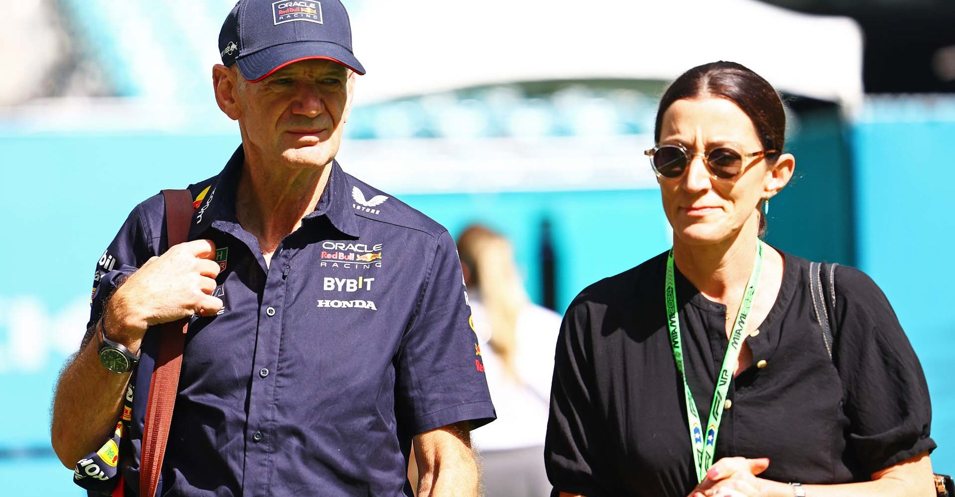 MIAMI, FLORIDA - MAY 03: Adrian Newey, the Chief Technical Officer of Oracle Red Bull Racing walks in the Paddock  prior to practice ahead of the F1 Grand Prix of Miami at Miami International Autodrome on May 03, 2024 in Miami, Florida. (Photo by Mark Thompson/Getty Images) // Getty Images / Red Bull Content Pool // SI202405030431 // Usage for editorial use only //