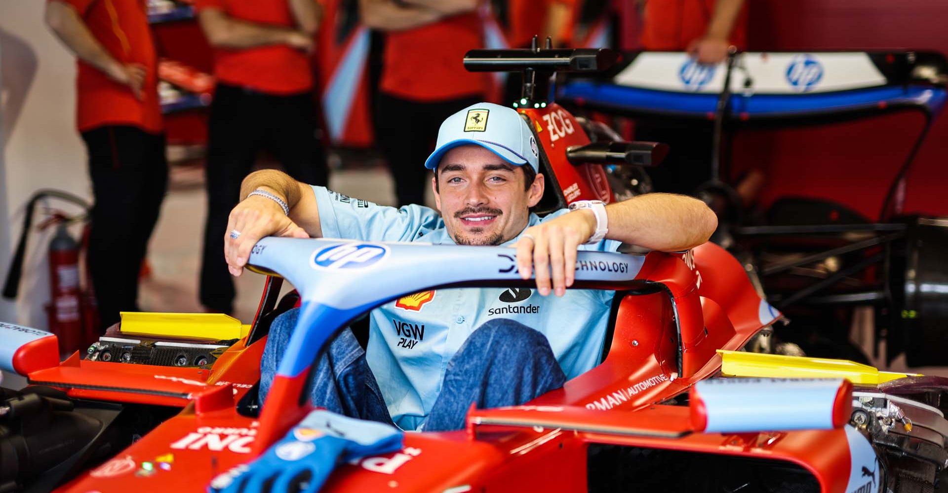 LECLERC Charles (mco), Scuderia Ferrari HP SF-24, portrait during the Formula 1 Crypto.com Miami Grand Prix 2024, 6th round of the 2024 Formula One World Championship from May 3 to 5, 2024 on the Miami International Autodrome, in Miami, United States of America - Photo Antonin Vincent / DPPI