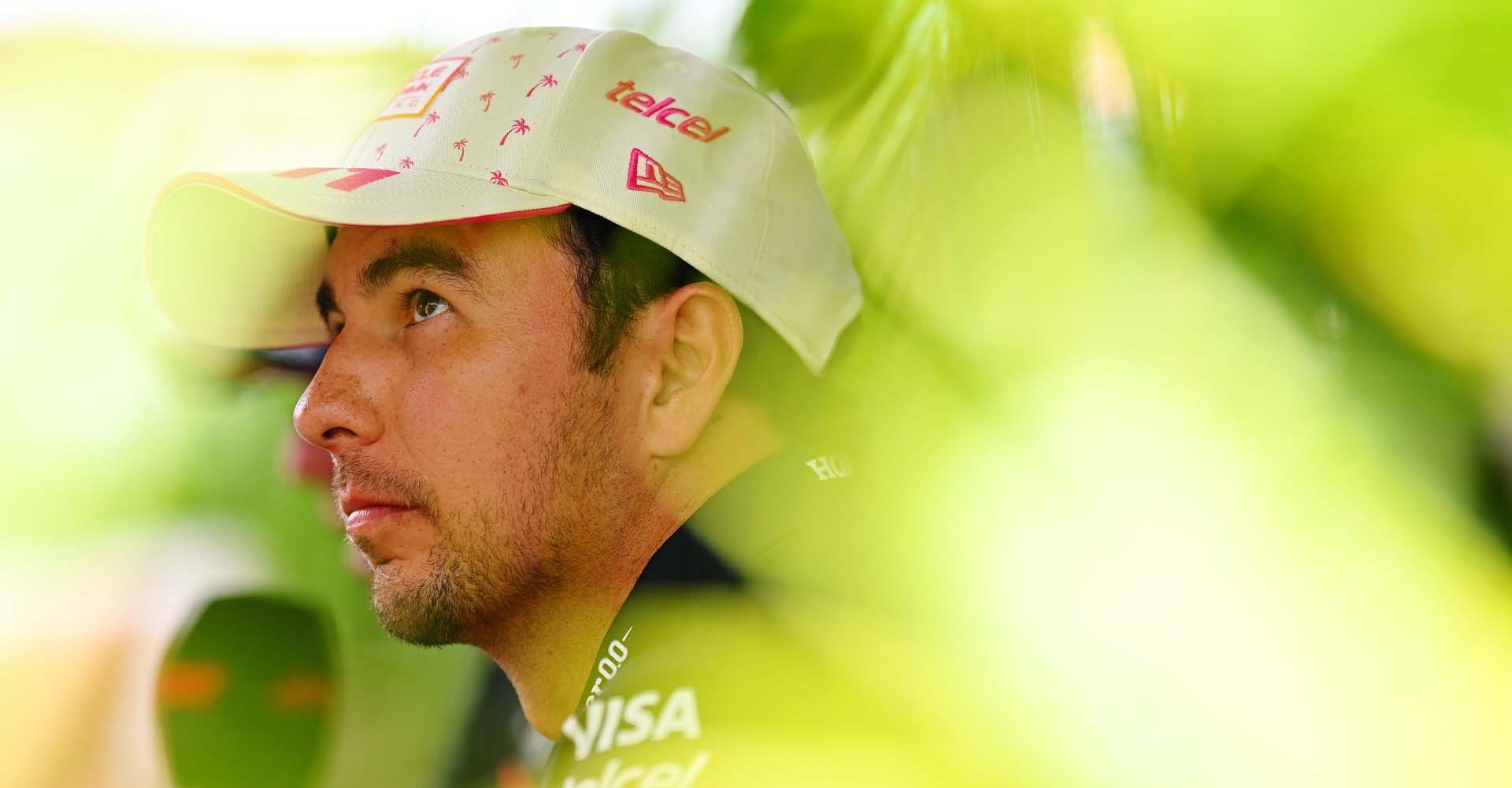 MIAMI, FLORIDA - MAY 02: Sergio Perez of Mexico and Oracle Red Bull Racing looks on in the Paddock during previews ahead of the F1 Grand Prix of Miami at Miami International Autodrome on May 02, 2024 in Miami, Florida. (Photo by Clive Mason/Getty Images) // Getty Images / Red Bull Content Pool // SI202405020717 // Usage for editorial use only //