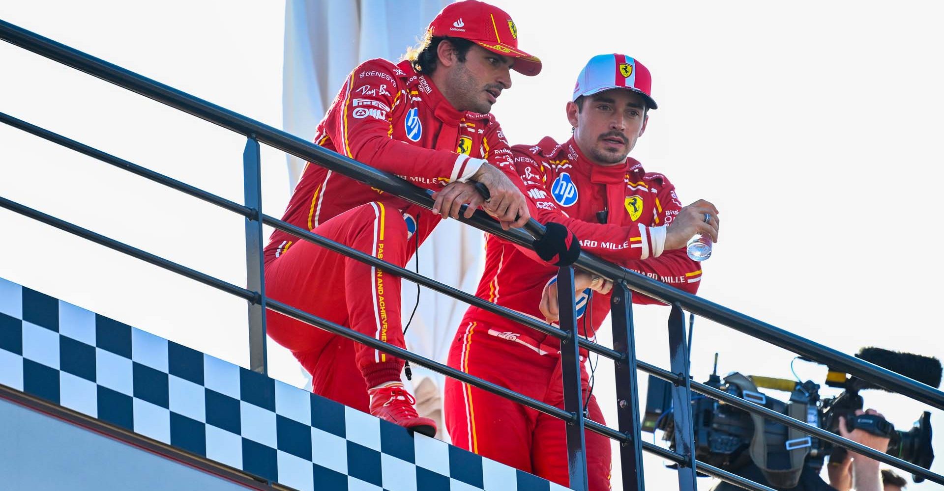 Carlos Sainz & Charles Leclerc, Ferrari