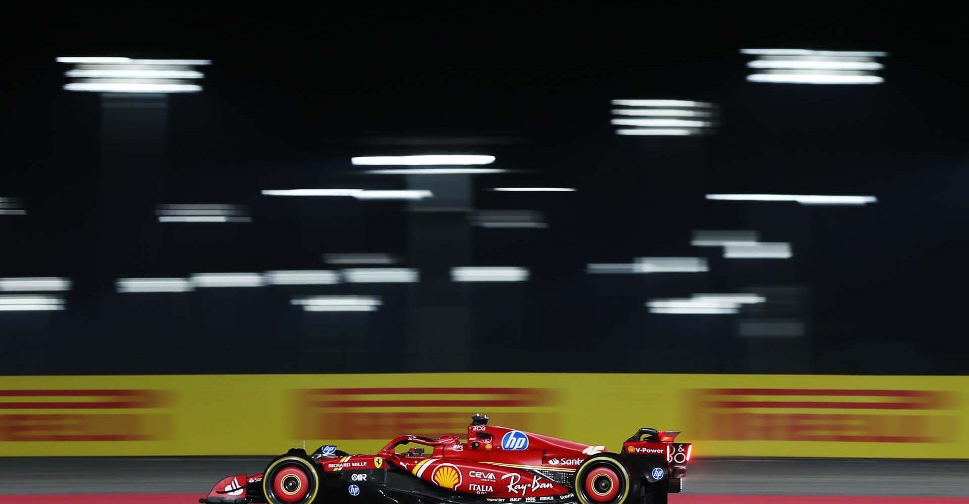 LOSAIL INTERNATIONAL CIRCUIT, QATAR - NOVEMBER 29: Charles Leclerc, Ferrari SF-24 during the Qatar GP at Losail International Circuit on Friday November 29, 2024 in Losail, Qatar. (Photo by Dom Romney / LAT Images)