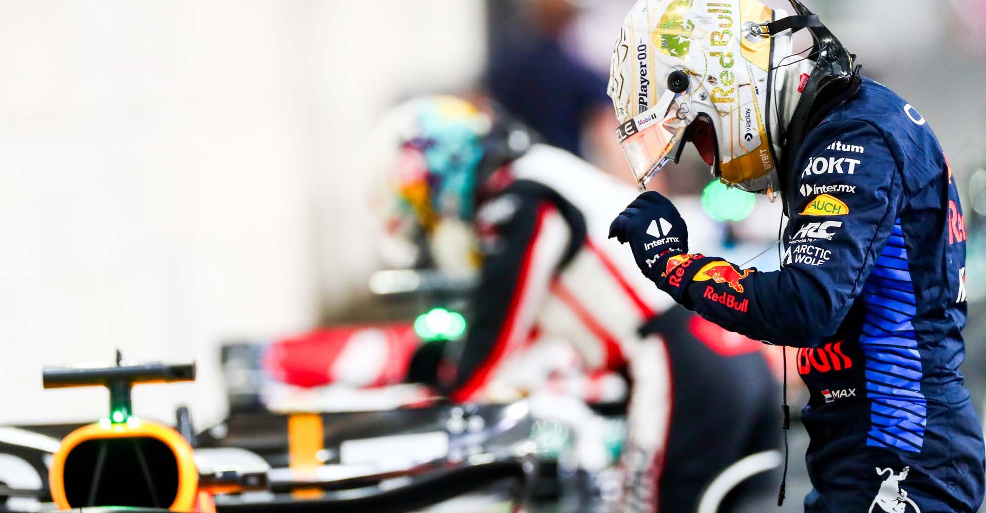 LUSAIL CITY, QATAR - NOVEMBER 30: Max Verstappen of Oracle Red Bull Racing and The Netherlands in parc ferme during the Sprint ahead of the F1 Grand Prix of Qatar at Lusail International Circuit on November 30, 2024 in Lusail City, Qatar. (Photo by Peter Fox/Getty Images) // Getty Images / Red Bull Content Pool // SI202411300280 // Usage for editorial use only //