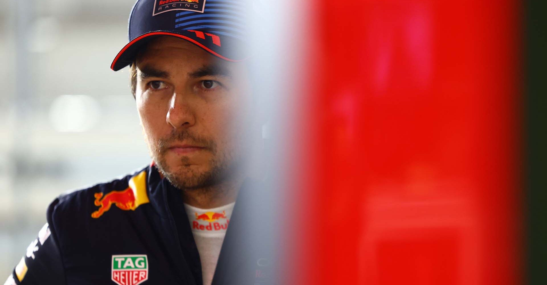 LUSAIL CITY, QATAR - NOVEMBER 30: Sergio Perez of Mexico and Oracle Red Bull Racing prepares to drive in the garage prior to qualifying ahead of the F1 Grand Prix of Qatar at Lusail International Circuit on November 30, 2024 in Lusail City, Qatar. (Photo by Mark Thompson/Getty Images) // Getty Images / Red Bull Content Pool // SI202411300345 // Usage for editorial use only //