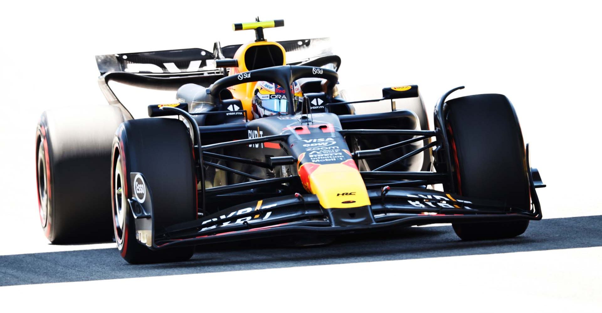 BARCELONA, SPAIN - JUNE 21: Sergio Perez of Mexico driving the (11) Oracle Red Bull Racing RB20 on track during practice ahead of the F1 Grand Prix of Spain at Circuit de Barcelona-Catalunya on June 21, 2024 in Barcelona, Spain. (Photo by Chris Graythen/Getty Images) // Getty Images / Red Bull Content Pool // SI202406210698 // Usage for editorial use only //